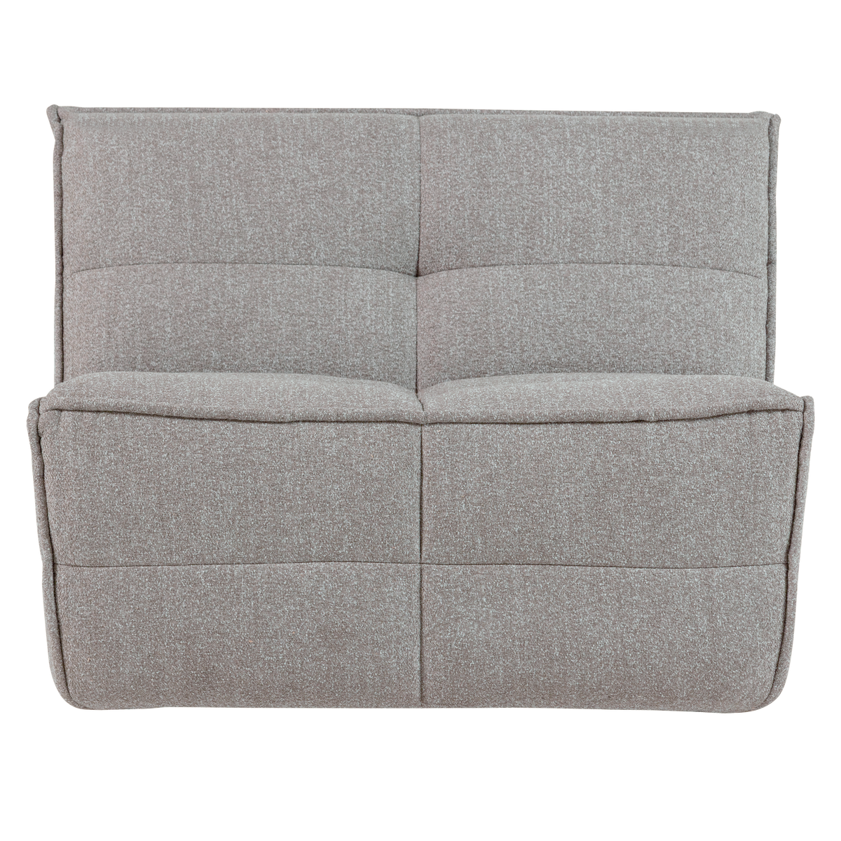 CLUSTER 1-SITZER ELEMENT BOUCLE WARMES GRAU
