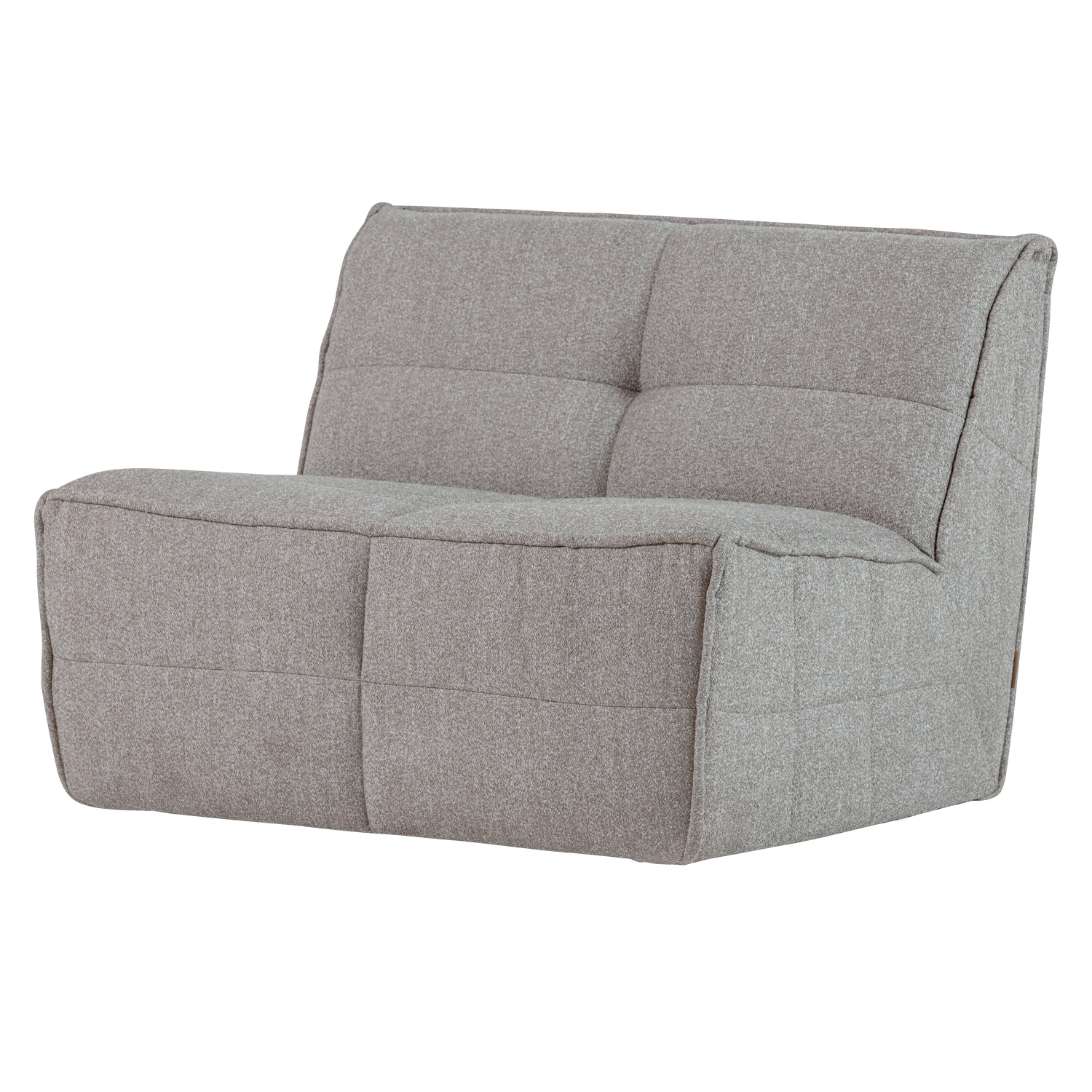 CLUSTER 1-SITZER ELEMENT BOUCLE WARMES GRAU