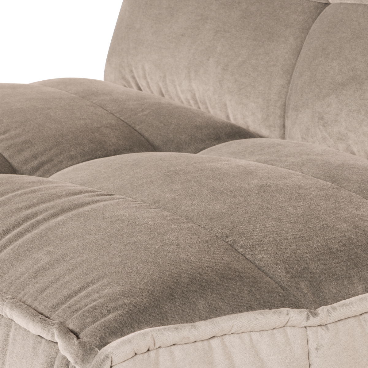 CLUSTER 1-SITZER ELEMENT SAMT WARMES TAUPE