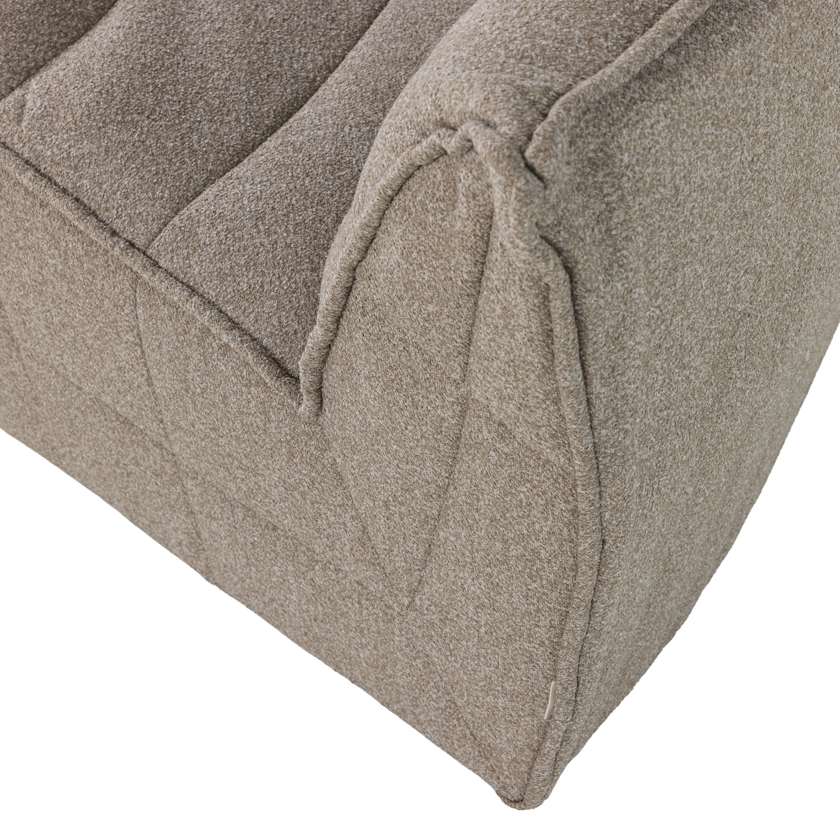 CLUSTER ECKELEMENT BOUCLE KHAKI BRAUN