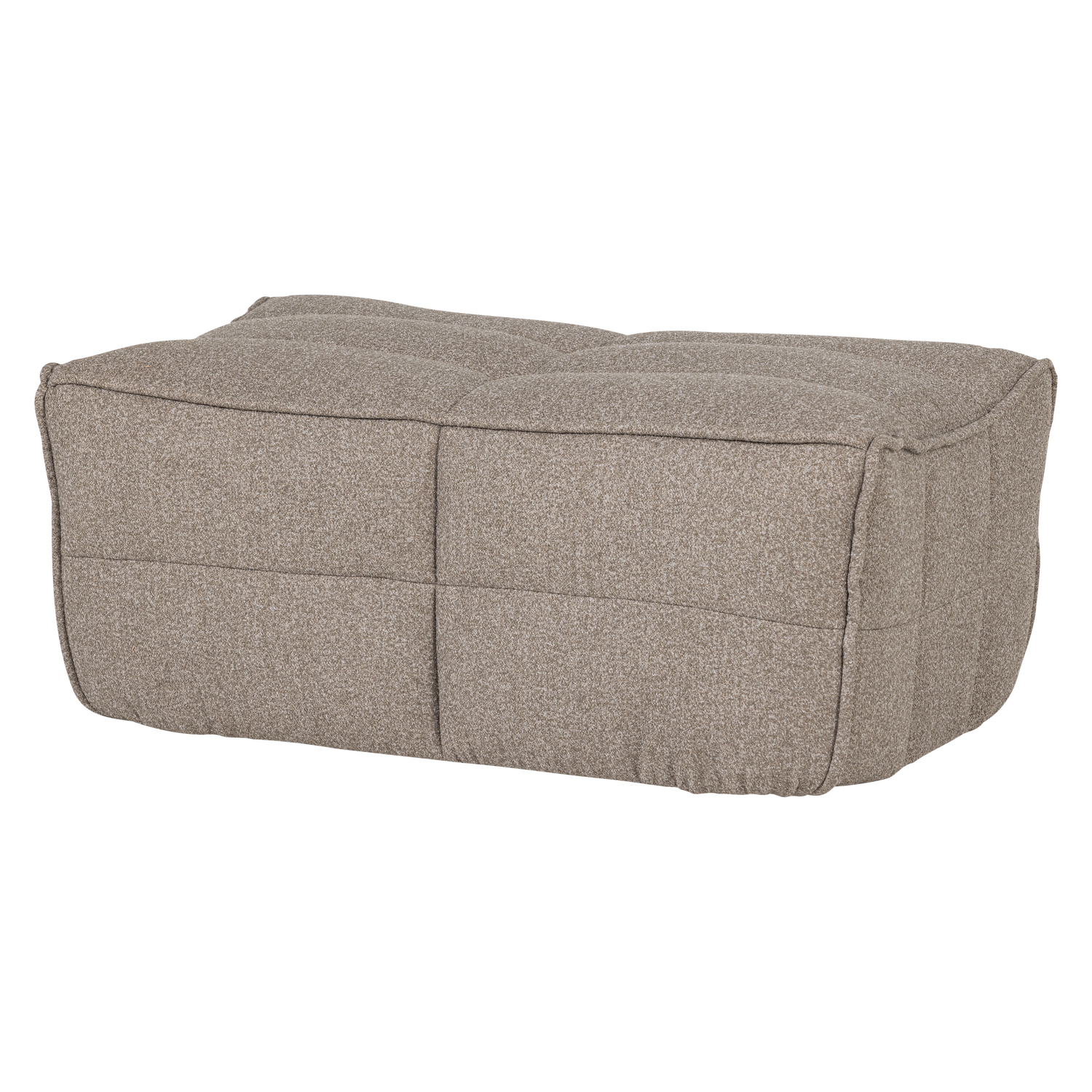 CLUSTER HOCKER BOUCLE KHAKI BRAUN