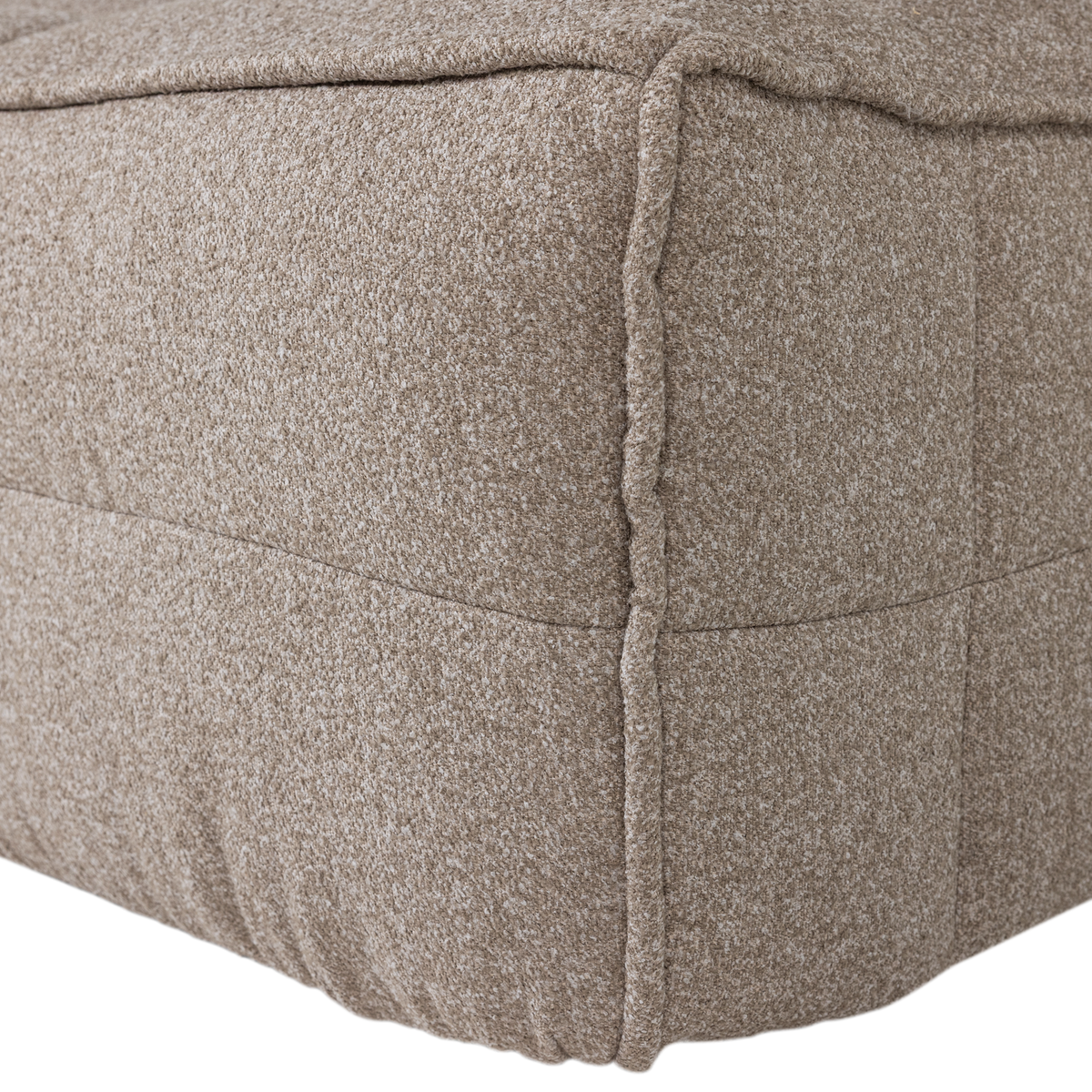 CLUSTER HOCKER BOUCLE KHAKI BRAUN