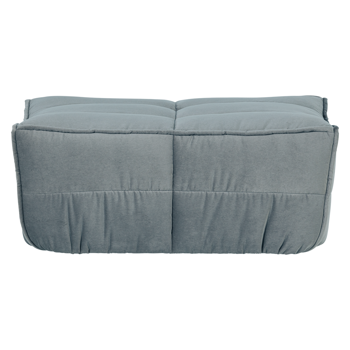 CLUSTER HOCKER SAMT TURQUOISE BLAU