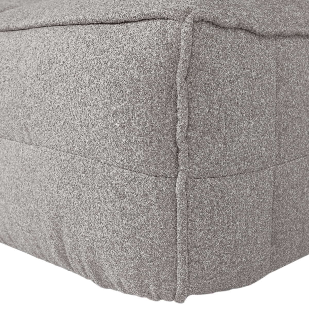 CLUSTER HOCKER BOUCLE WARMES GRAU