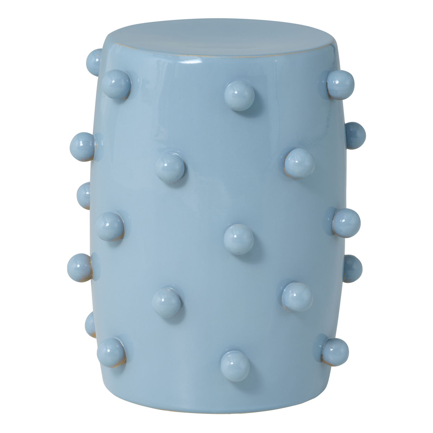 KNOBS DEKORATIVER BEISTELLTISCH O39X46 CM KERAMIK HELLBLAU