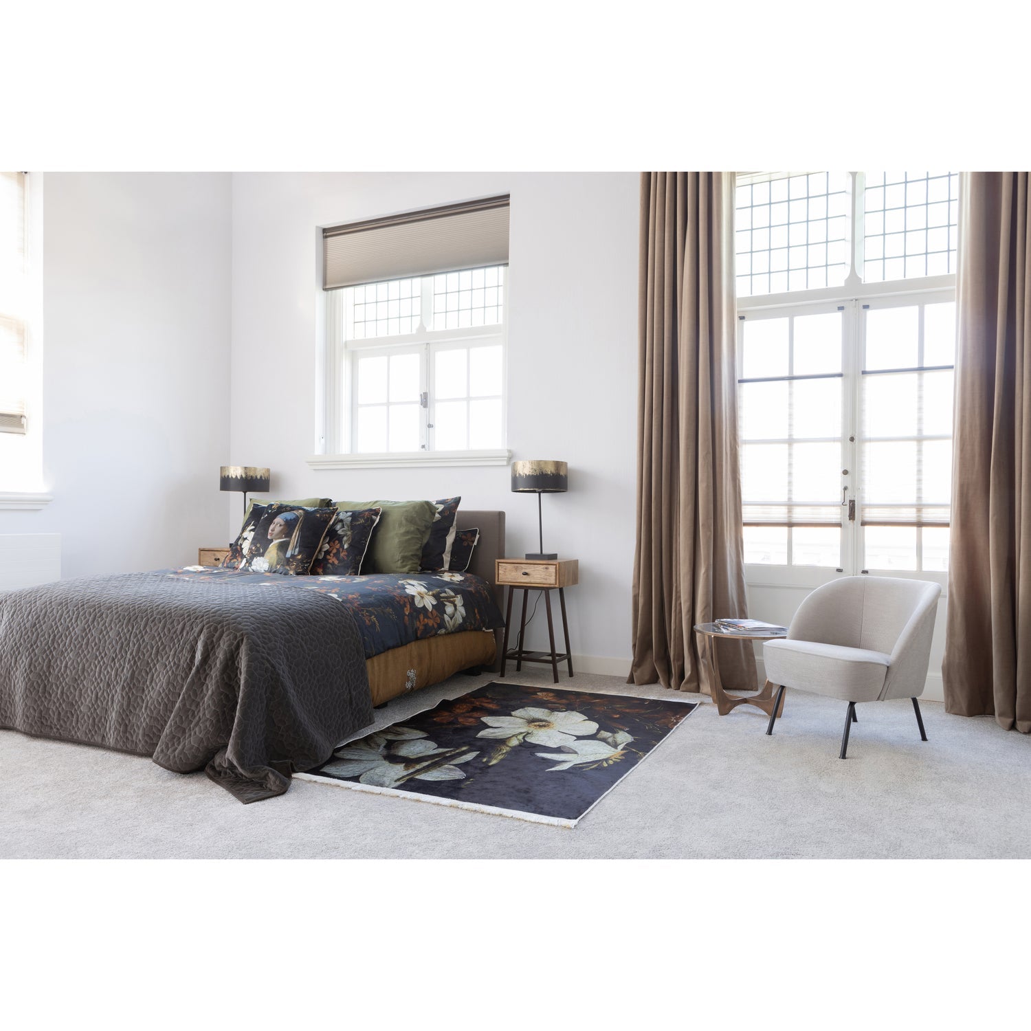 VOGUE SESSEL GEWEBTES STOFF SAND