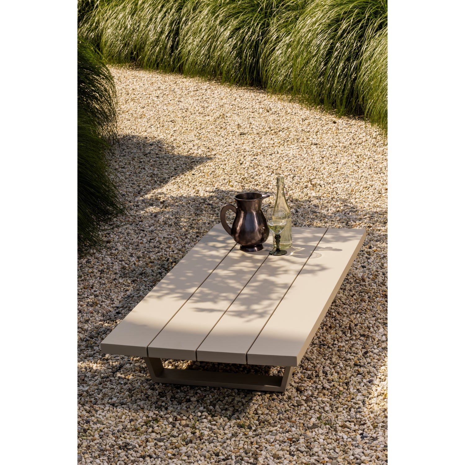 BEAR COUCHTISCH OUTDOOR ALUMINIUM SAND