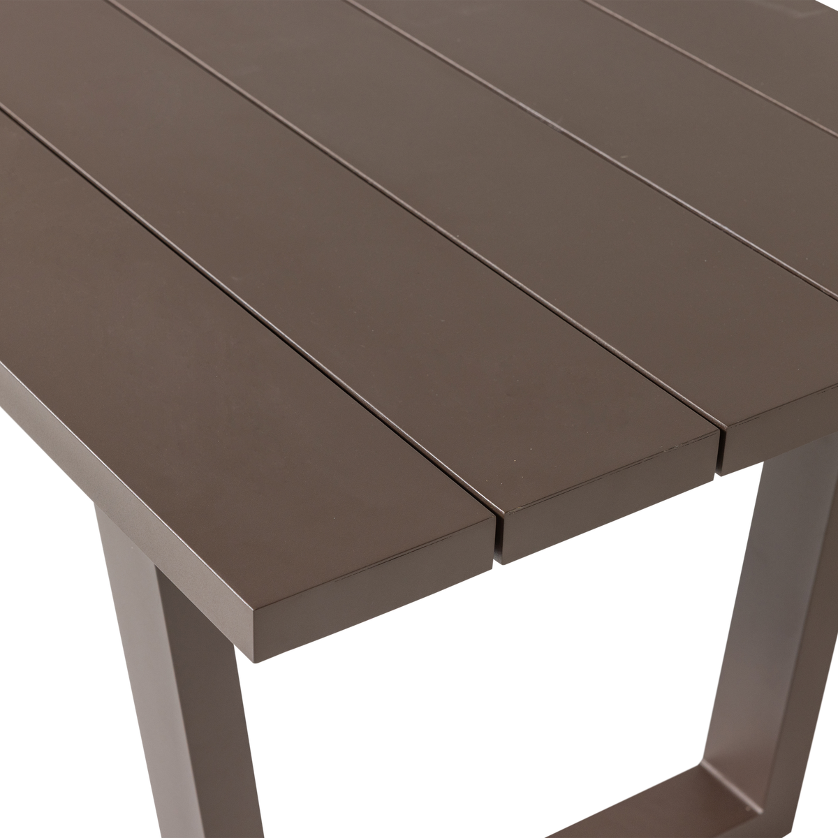 BEAR GARTENTISCH ALUMINIUM BRAUN