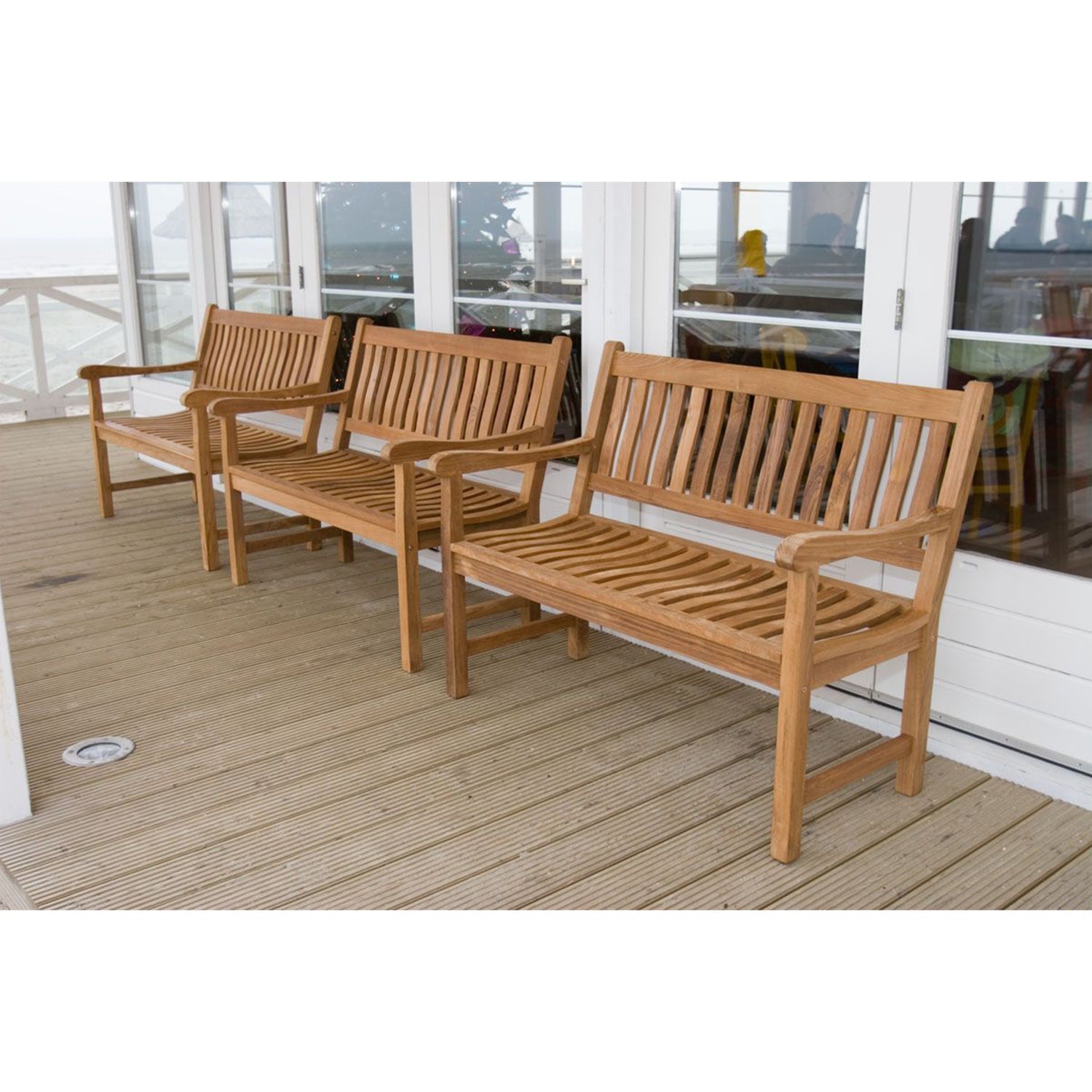 COMFORT GARTENBANK 2-SITZ TEAK