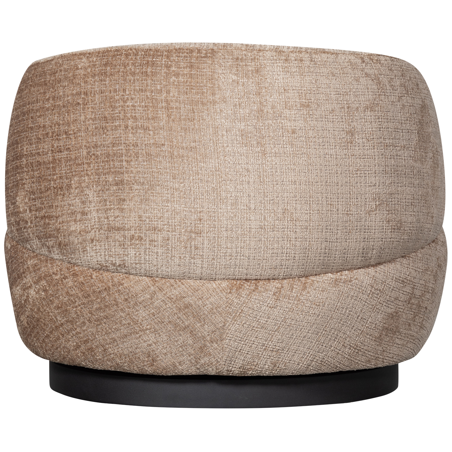 WOOLLY RUNDER DREHSESSEL CHENILLE SAND