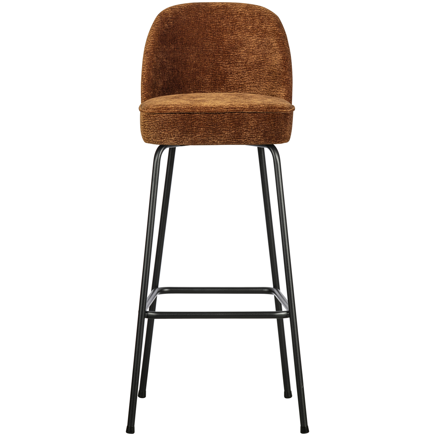 VOGUE BARHOCKER 80CM 3D CHENILLE MITTELBRAUN