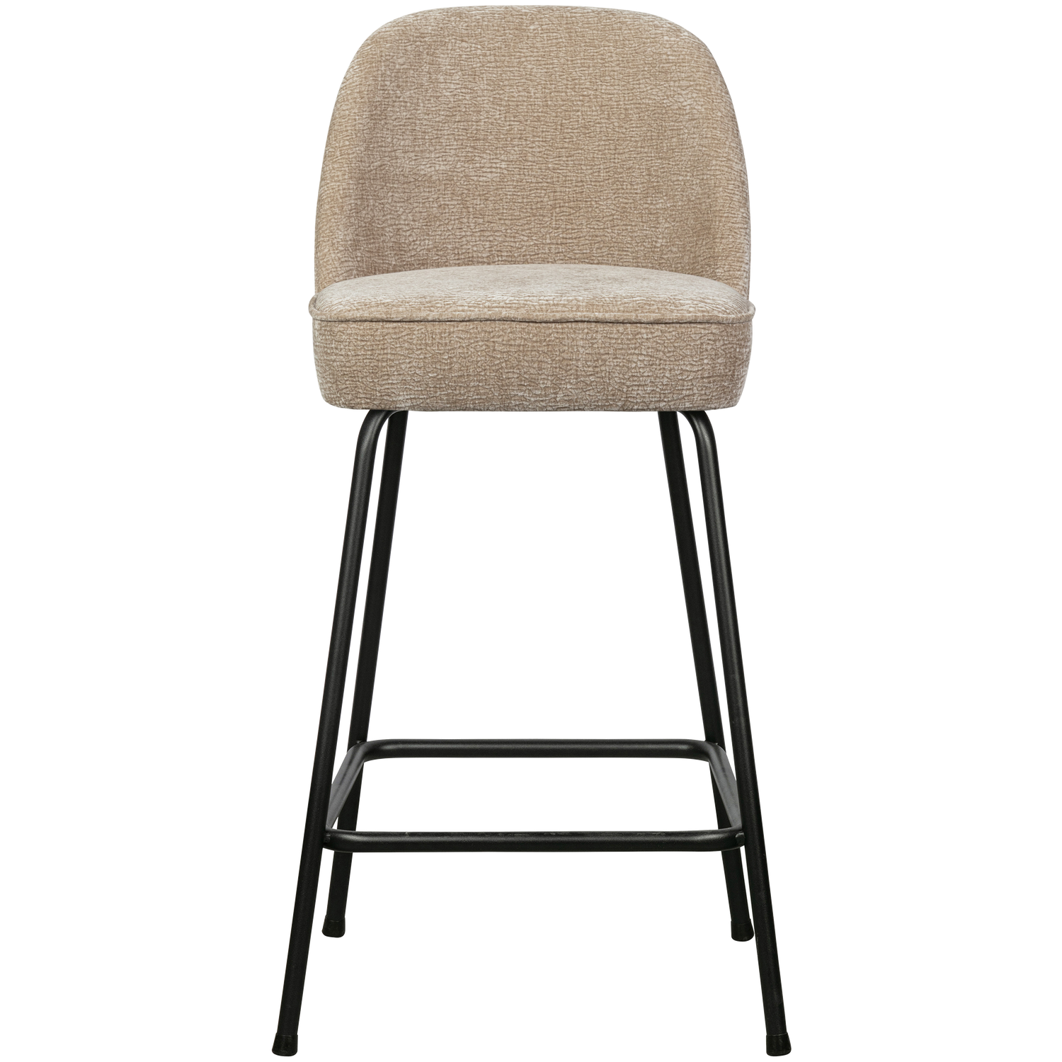 VOGUE BARHOCKER 65CM STRUCTURE 3D CHENILLE SAND