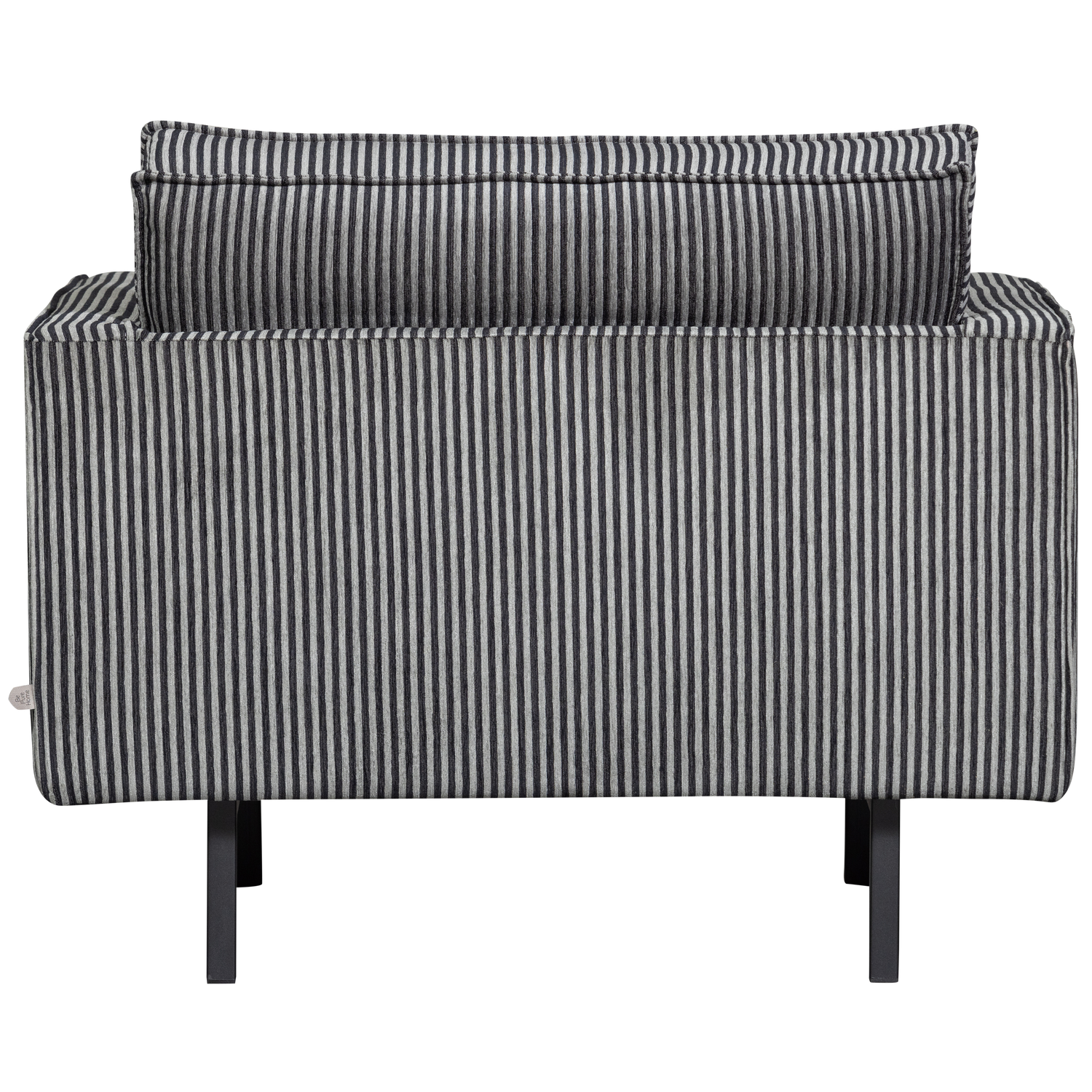 RODEO SESSEL STREIFEN SCHWARZ/GRAU