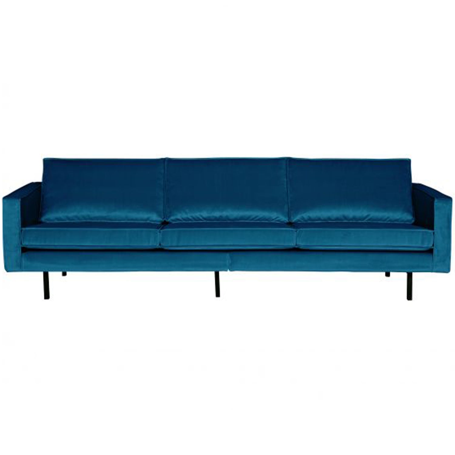 RODEO 3 SEATER VELVET BLUE