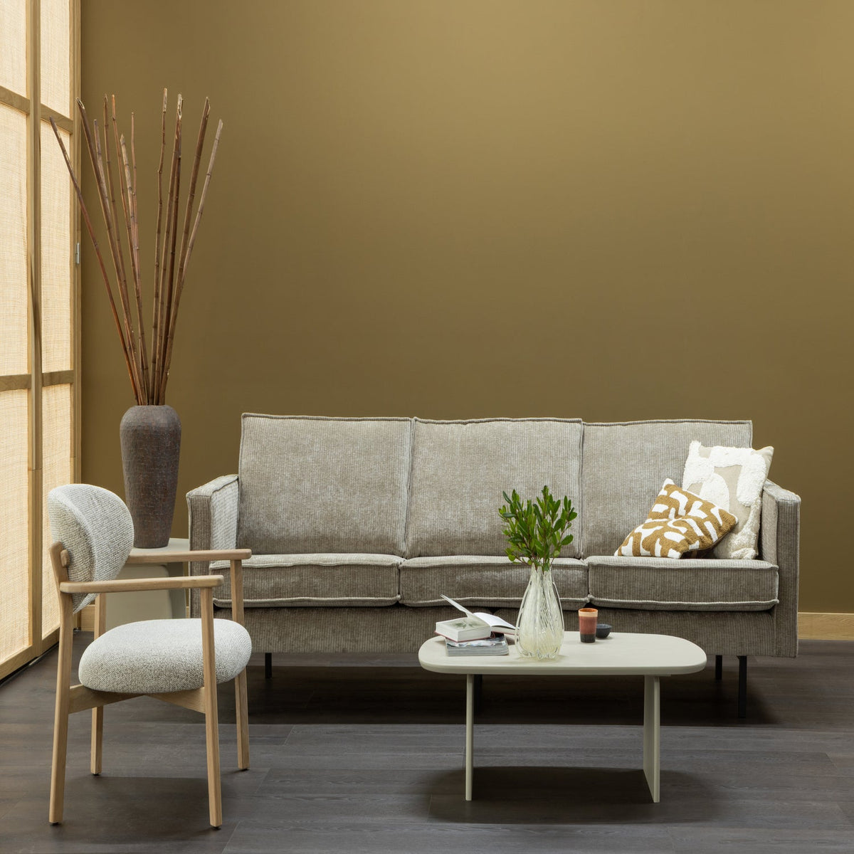 TABLO COUCHTISCH 110 CM EICHE DAKARGRAU [fsc]