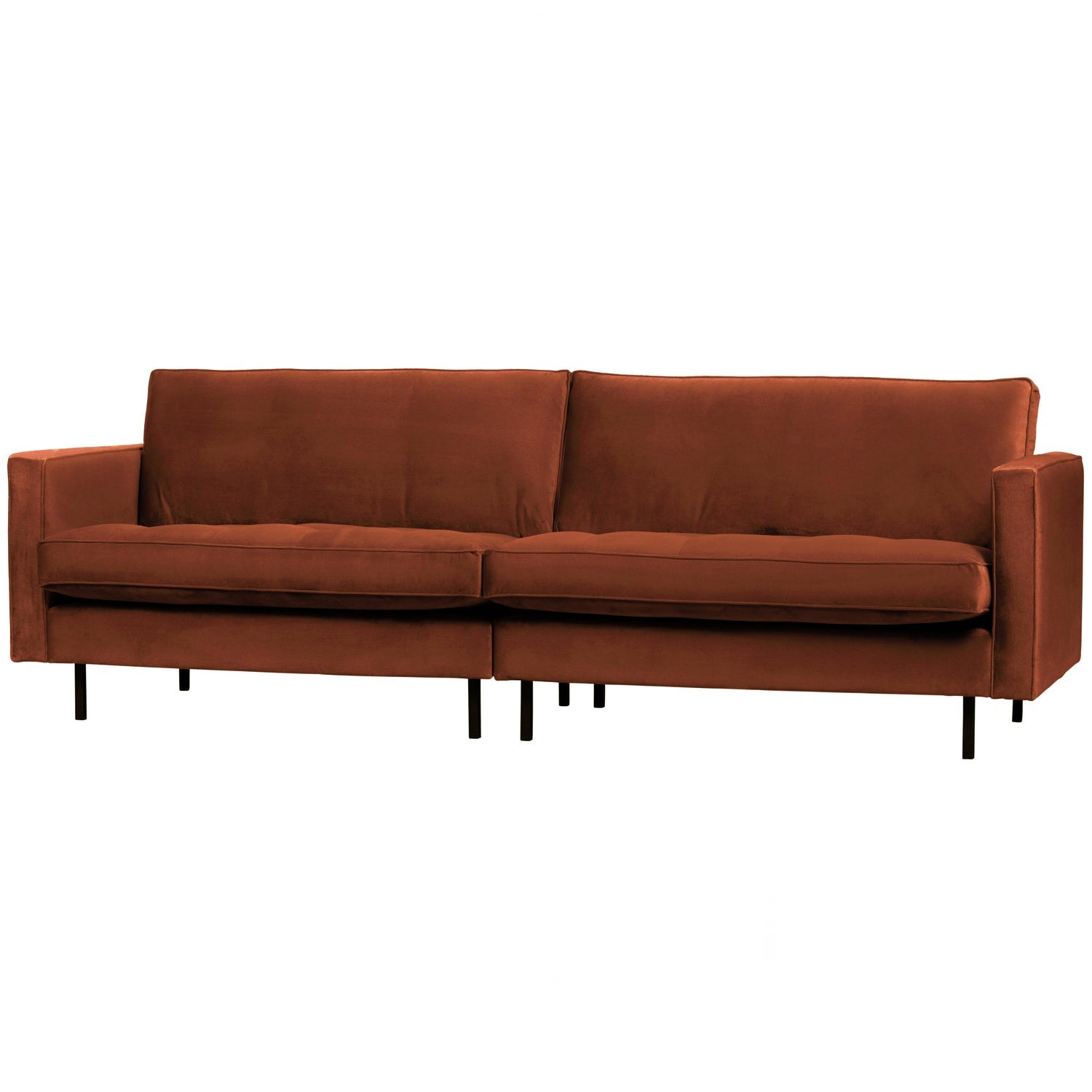 RODEO CLASSIC SOFA 3-SEATER VELVET RUST