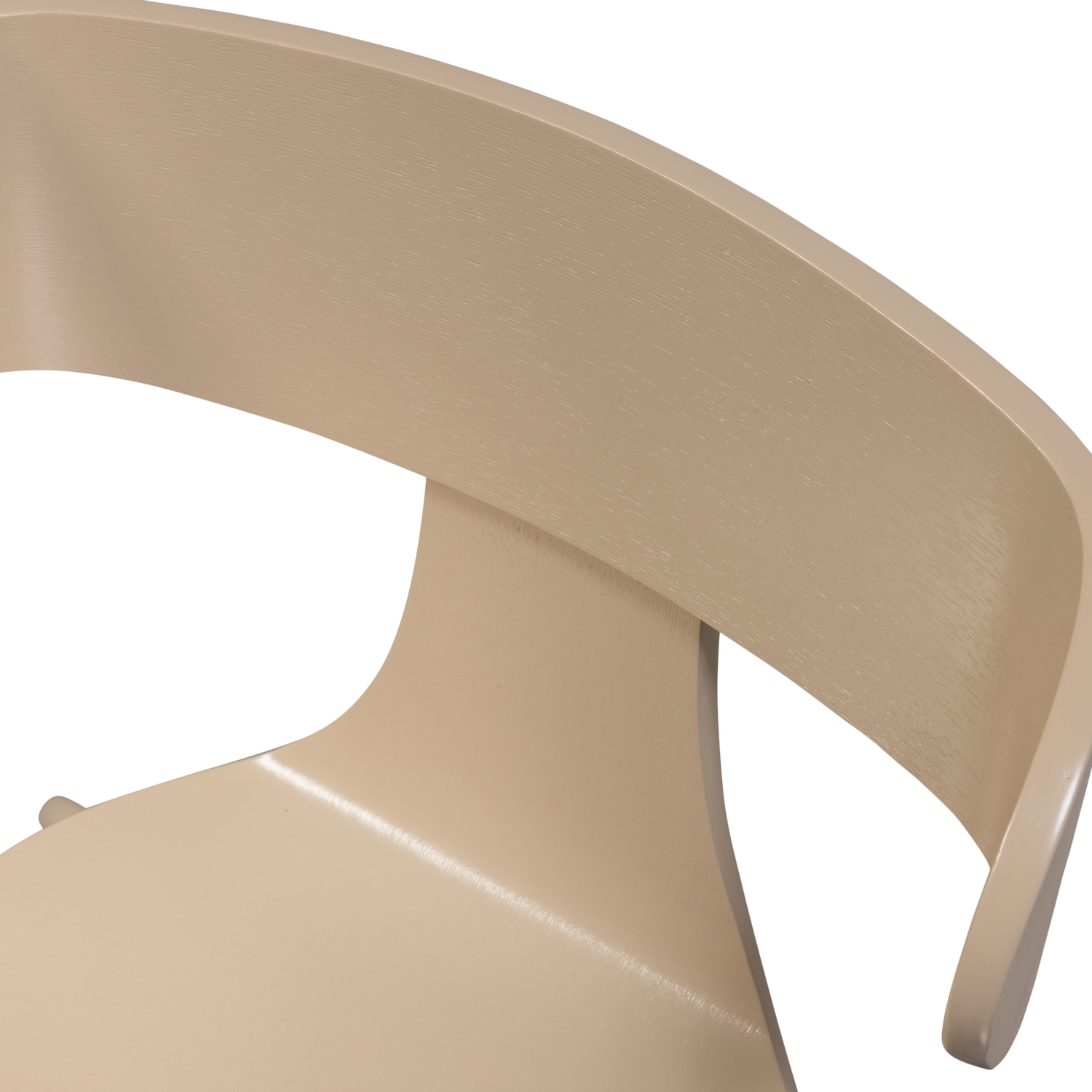 FORM HOLZSTUHL MIT BEINEN AUS METALL SAND