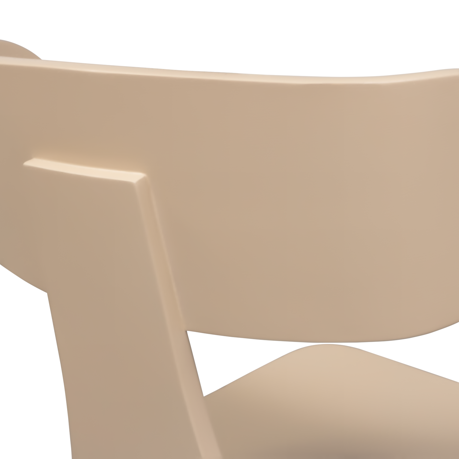 FORM HOLZSTUHL MIT BEINEN AUS METALL SAND
