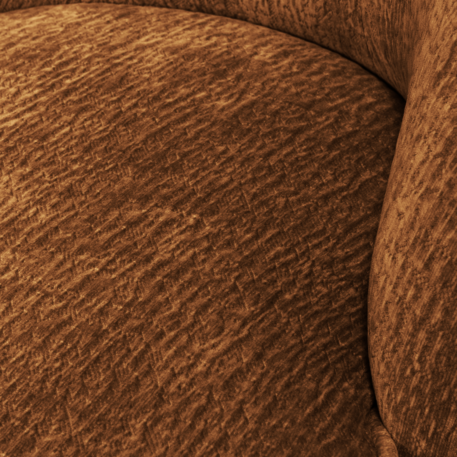 VOGUE SESSEL 3D CHENILLE MITTELBRAUN