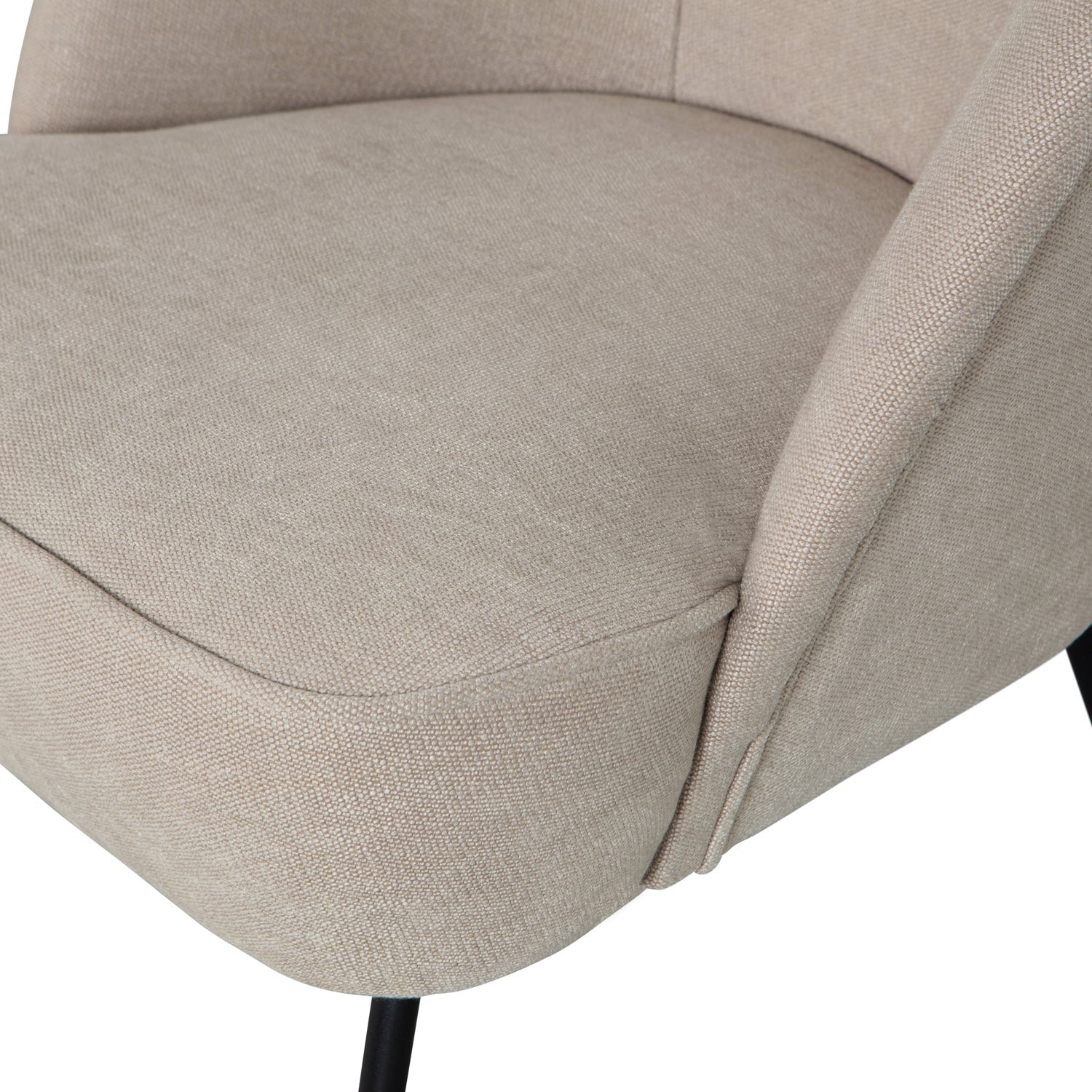 VOGUE SESSEL GEWEBTES STOFF SAND