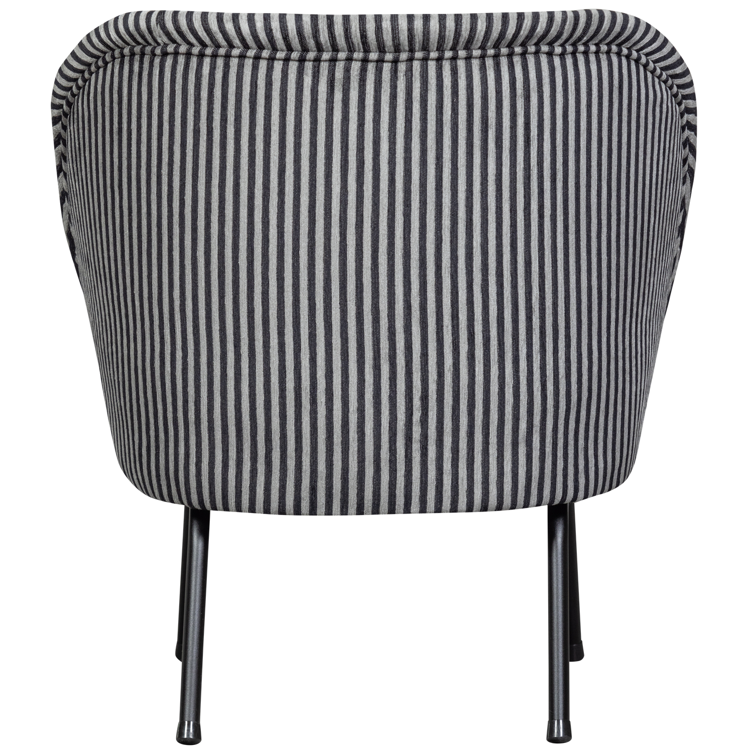 VOGUE SESSEL STREIFEN SCHWARZ/GRAU