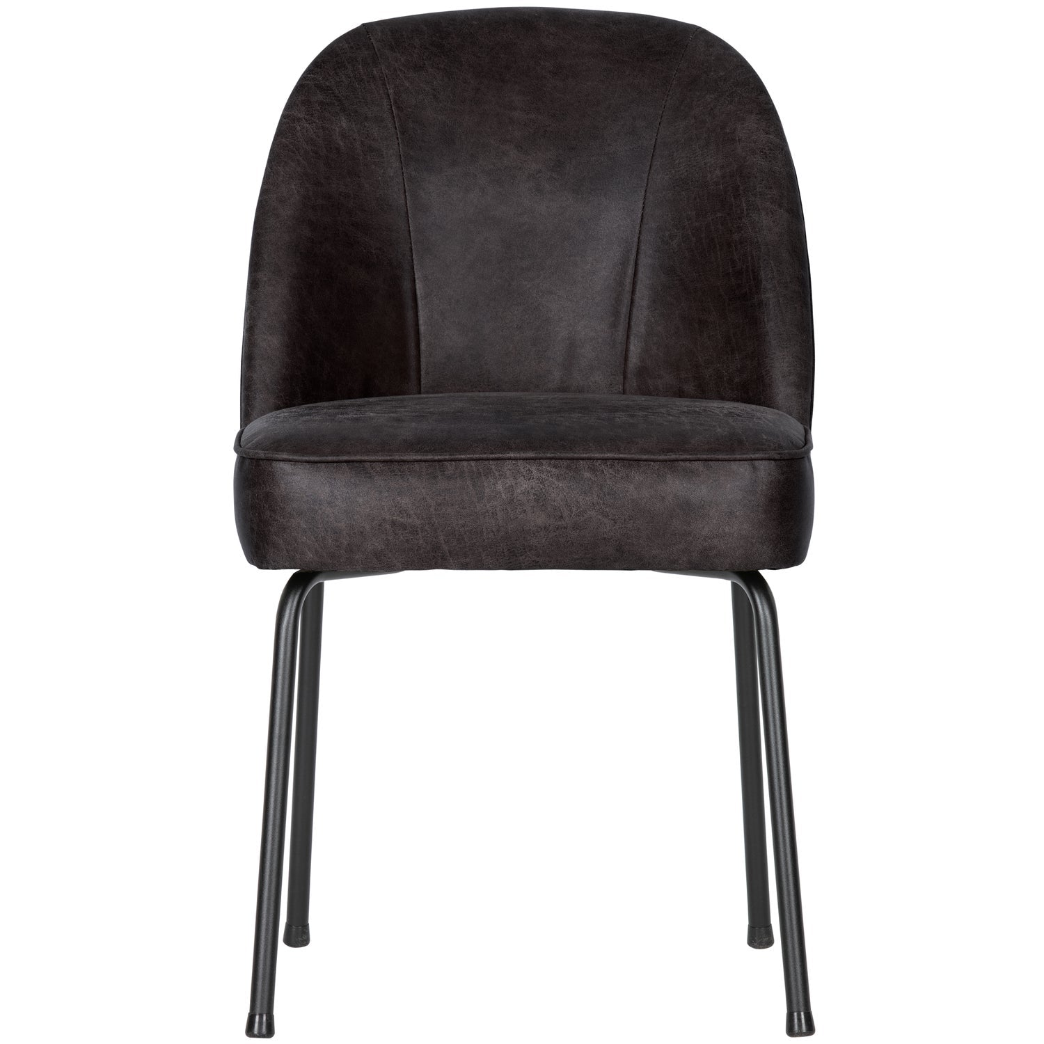 VOGUE ESSZIMMERSTUHL LEDER SCHWARZ