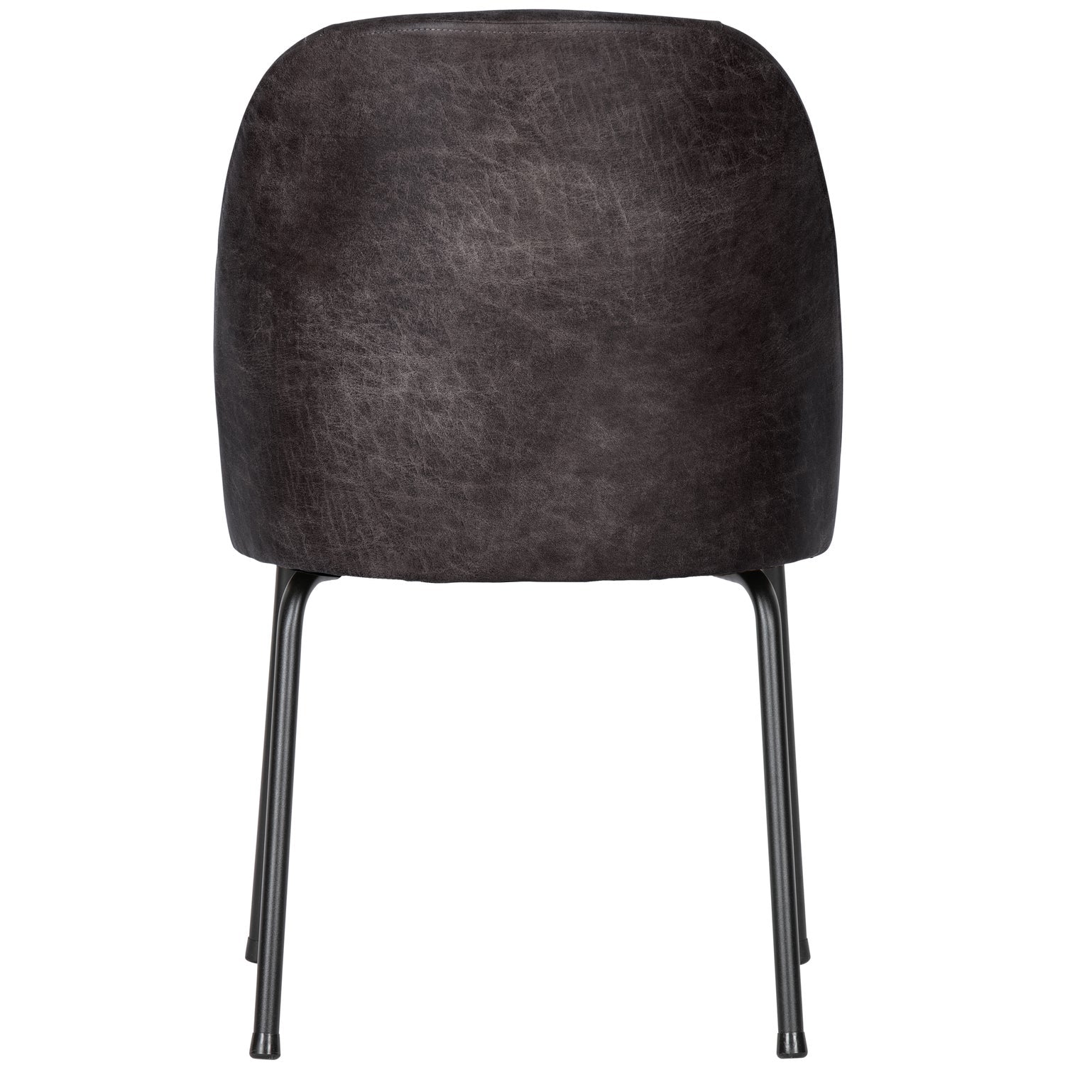 VOGUE ESSZIMMERSTUHL LEDER SCHWARZ