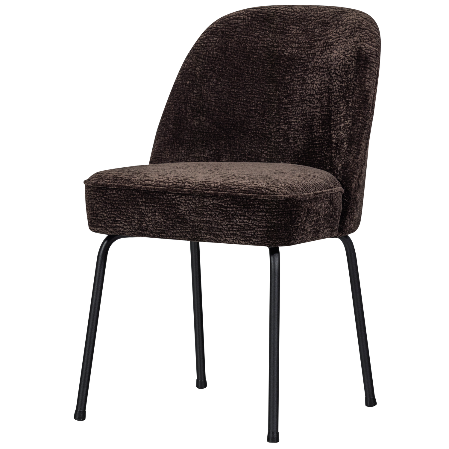 VOGUE ESSZIMMERSTUHL 3D CHENILLE DUNKELBRAUN
