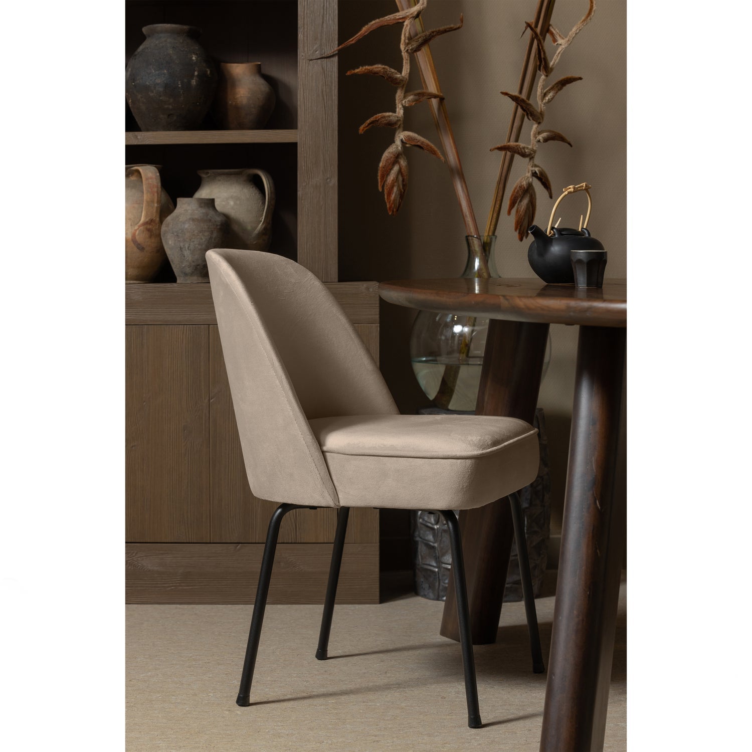 VOGUE ESSZIMMERSTUHL SAMT KHAKI