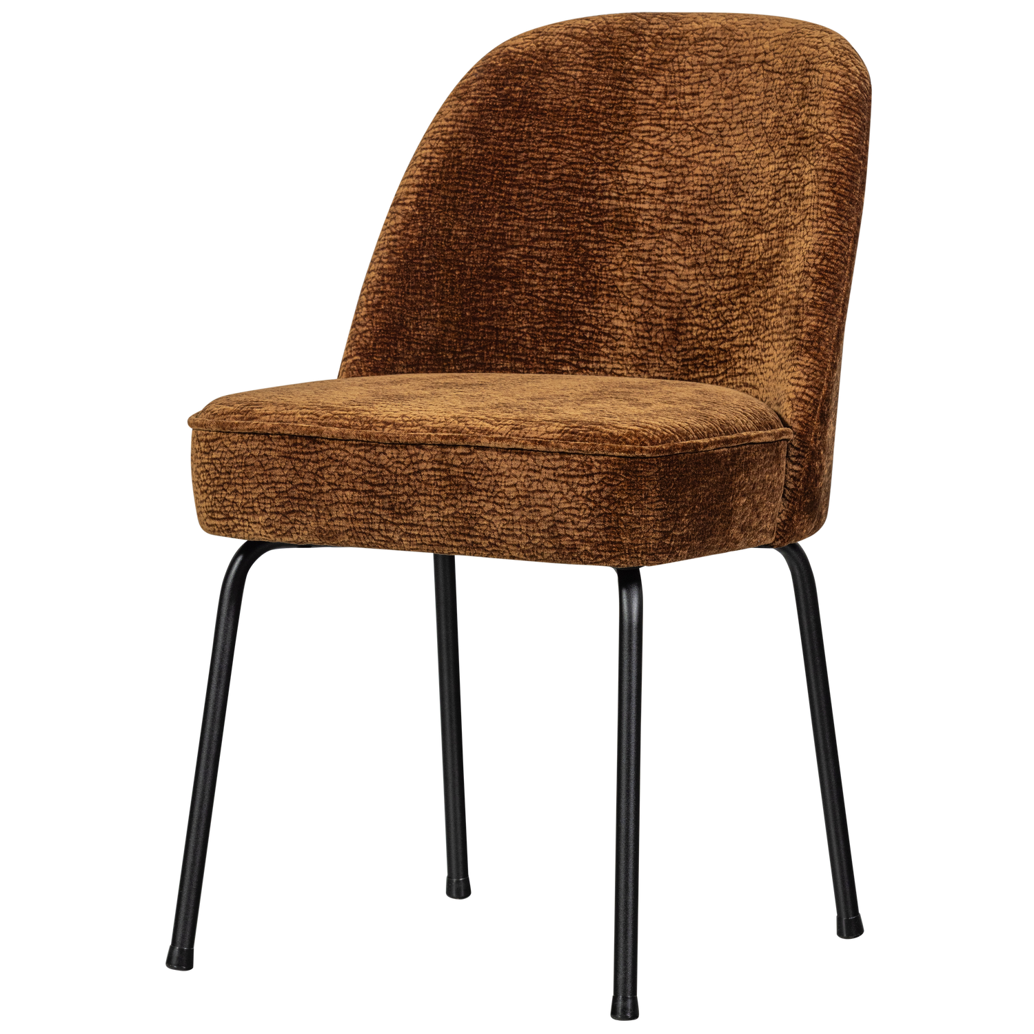 VOGUE ESSZIMMERSTUHL 3D CHENILLE MITTELBRAUN