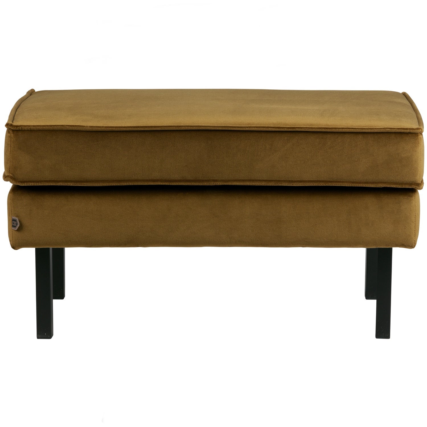RODEO HOCKER AUF BEINE VELVET HONIGGELB