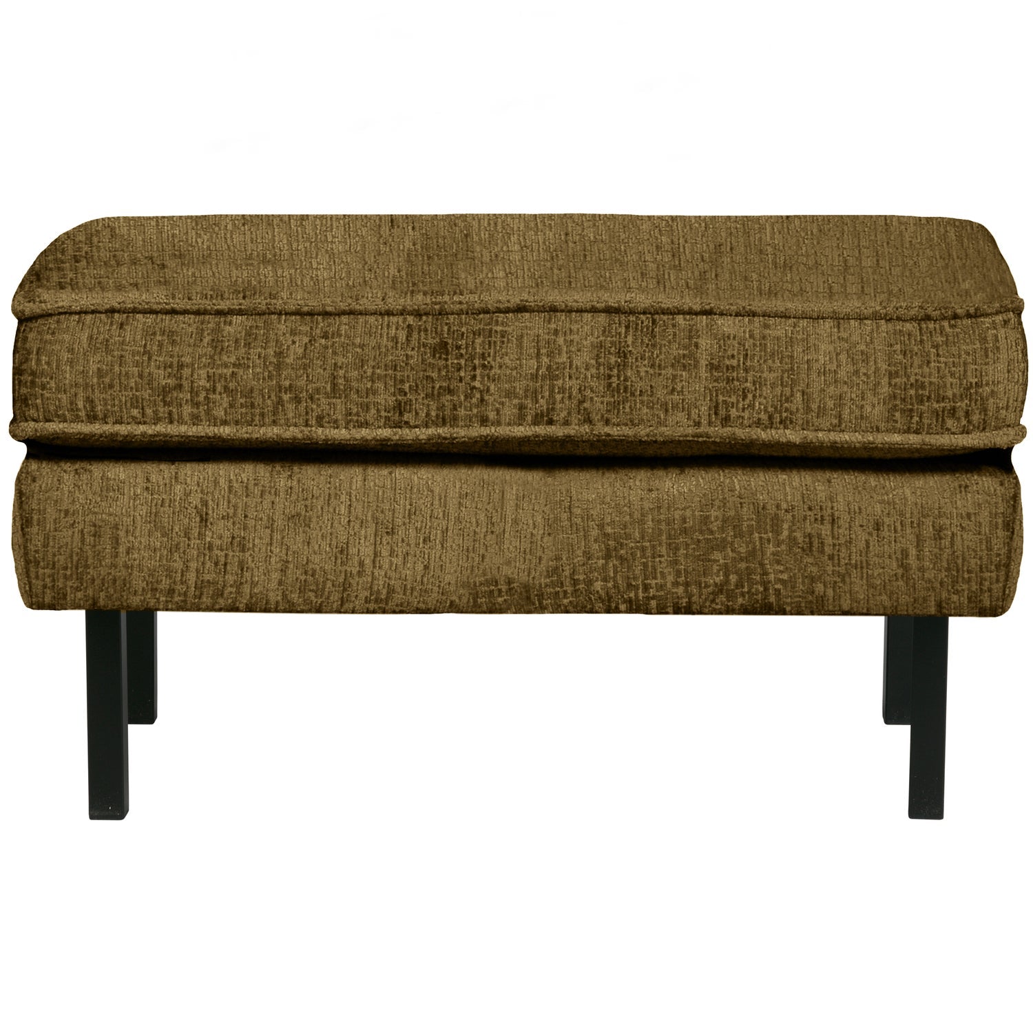 RODEO HOCKER AUF BEINE STRUCTURE VELVET BRASS