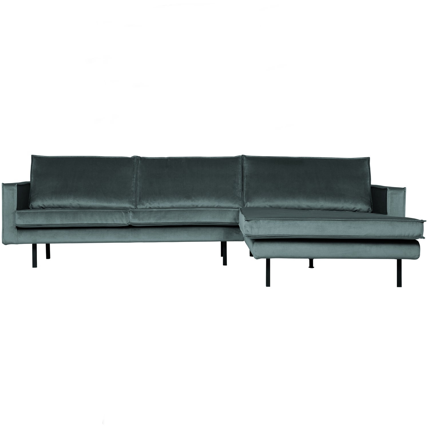 RODEO CHAISE LONGUE RECHTS VELVET TEAL