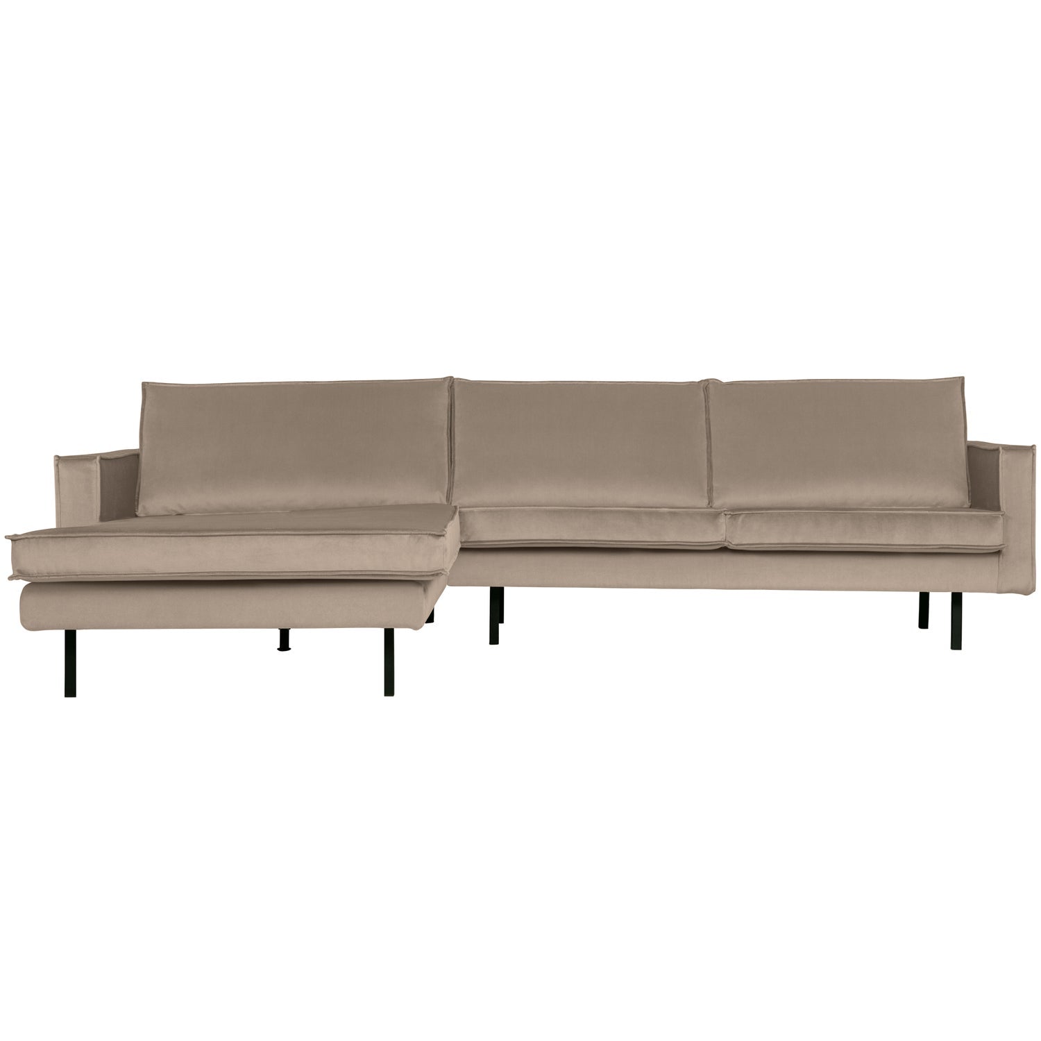 RODEO CHAISE LONGUE LINKEN VELVET KHAKI
