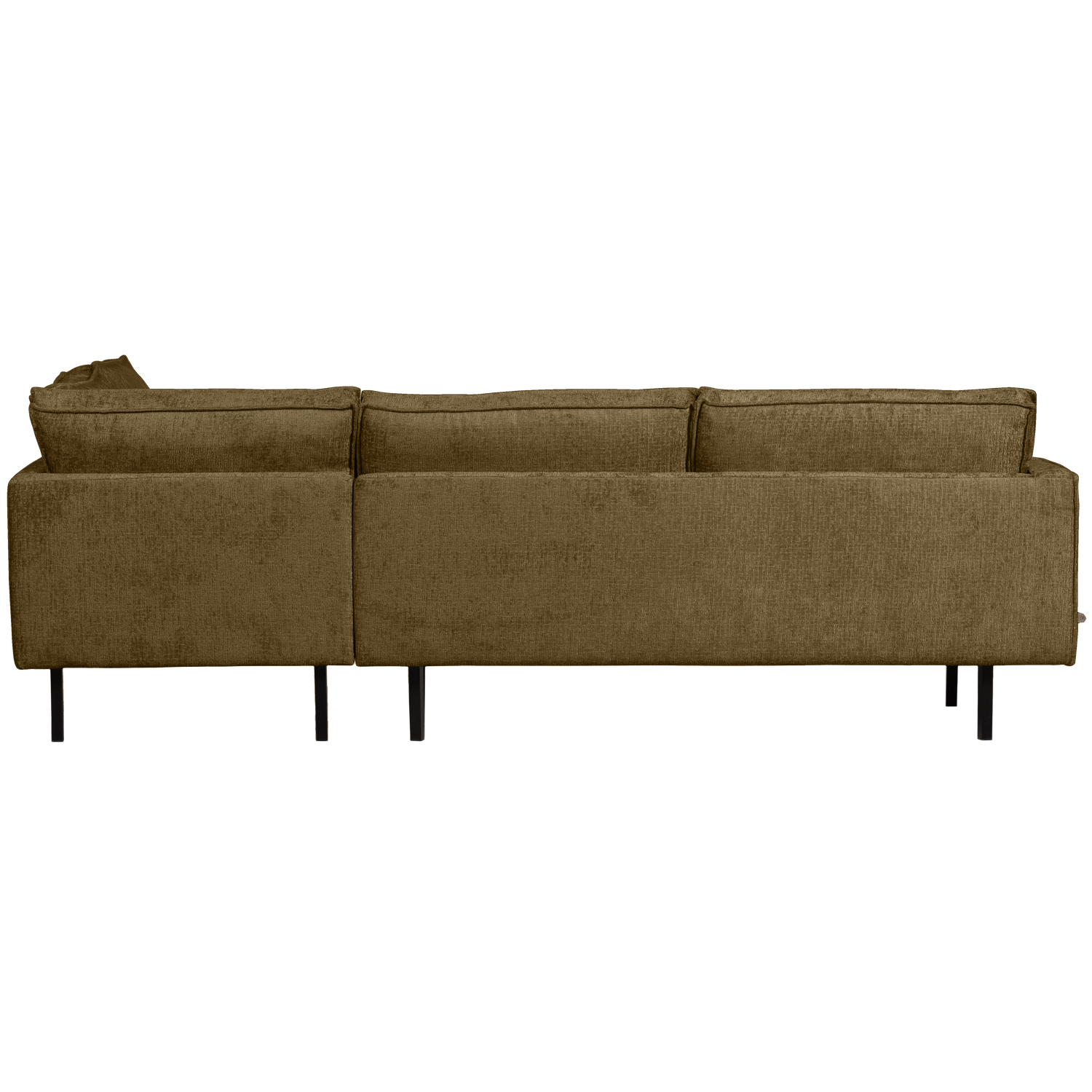 RODEO ECKBANK RECHTS STRUCTURE VELVET BRASS