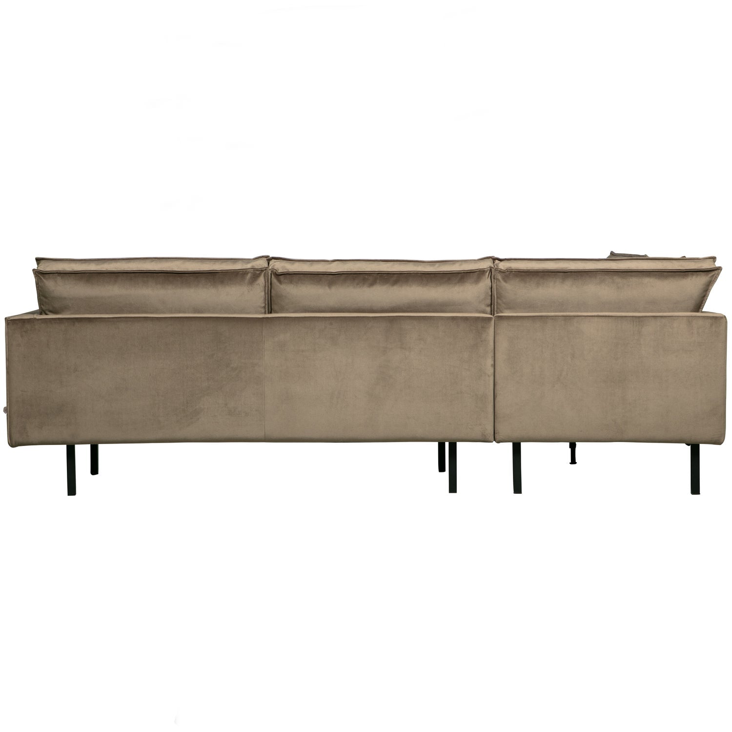 RODEO ECKBANK LINKEN VELVET TAUPE
