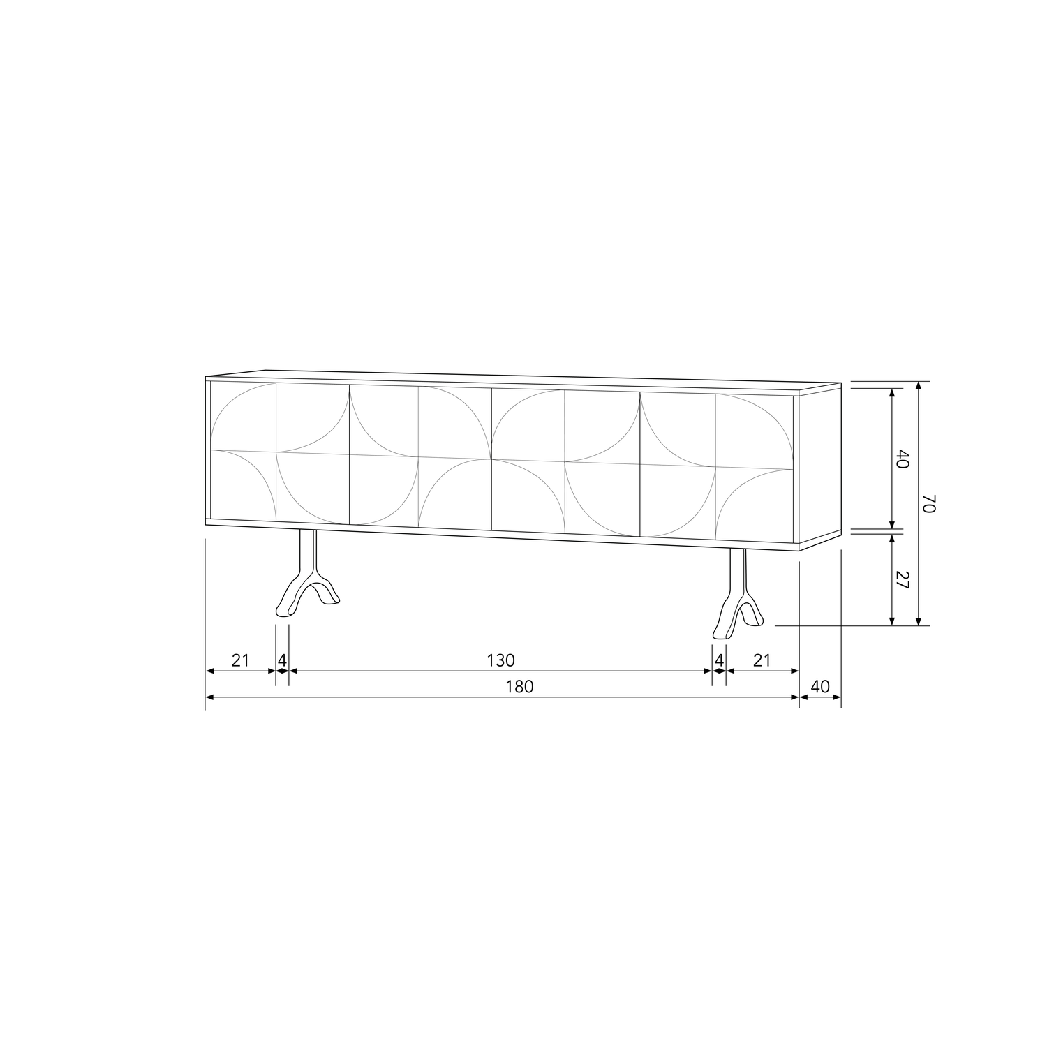 DRAW SIDEBOARD MANGOHOLZ NUSSBAUM