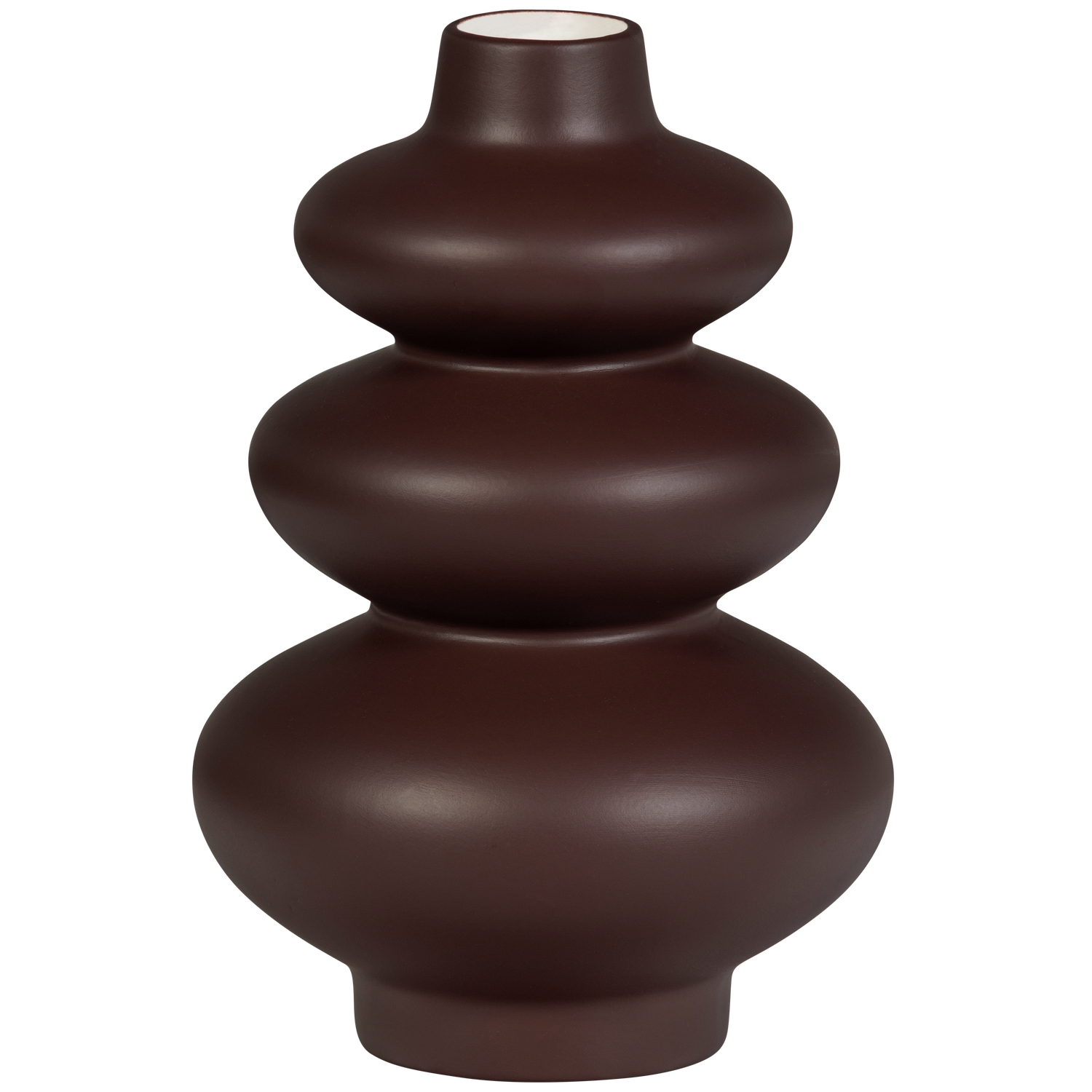 SENSUAL VASE KERAMIK 29CM MERLOT