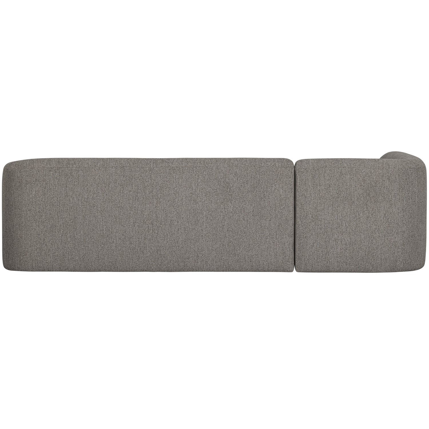 SLOPING ECKSOFA LINKS GRAU MELANGE