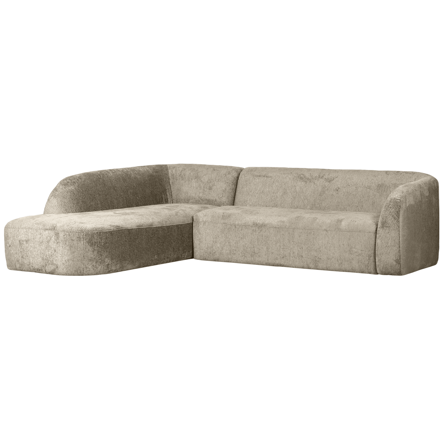 SLOPING ECKBANK LINKS STRUKTUR VELVET WHEATFIELD