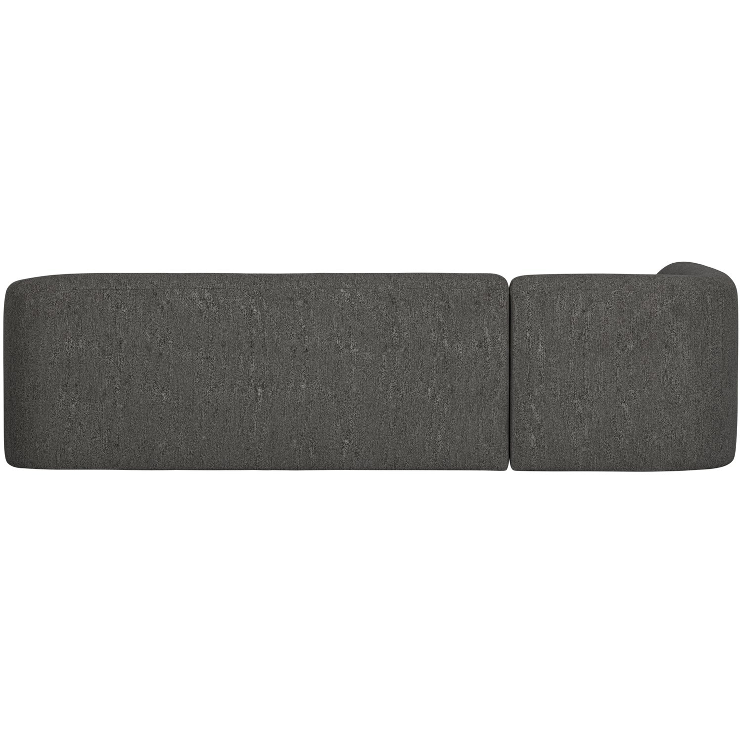 SLOPING ECKSOFA LINKS GRAU/SCHWARZ MELANGE