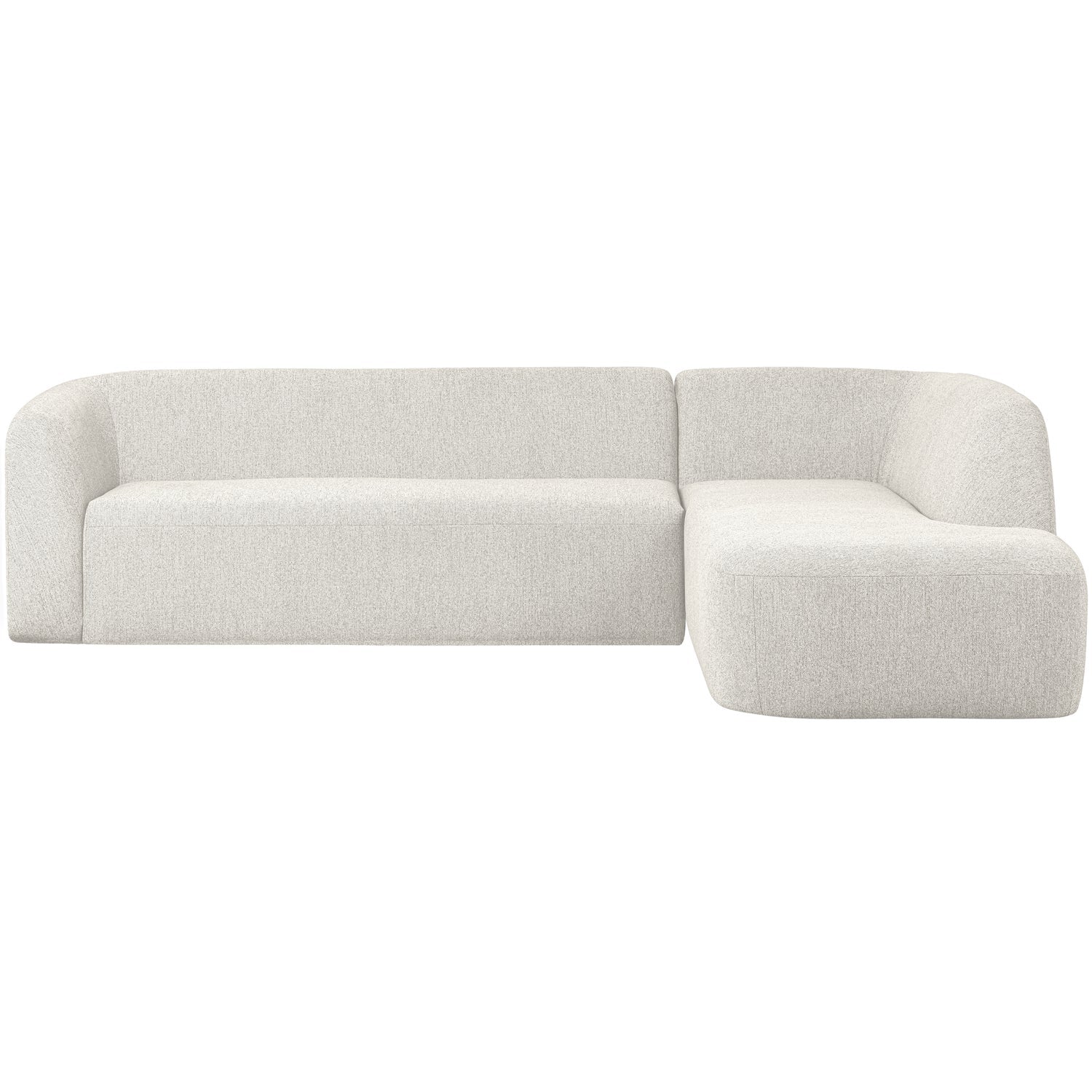 SLOPING ECKSOFA RECHTS PEARL MELANGE