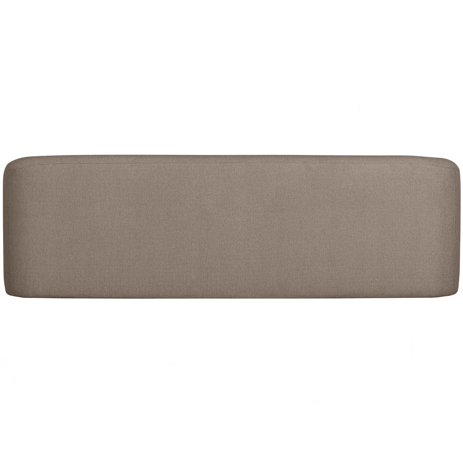 SLOPING 3-SITZER SOFA HELLBRAUN MELANGE