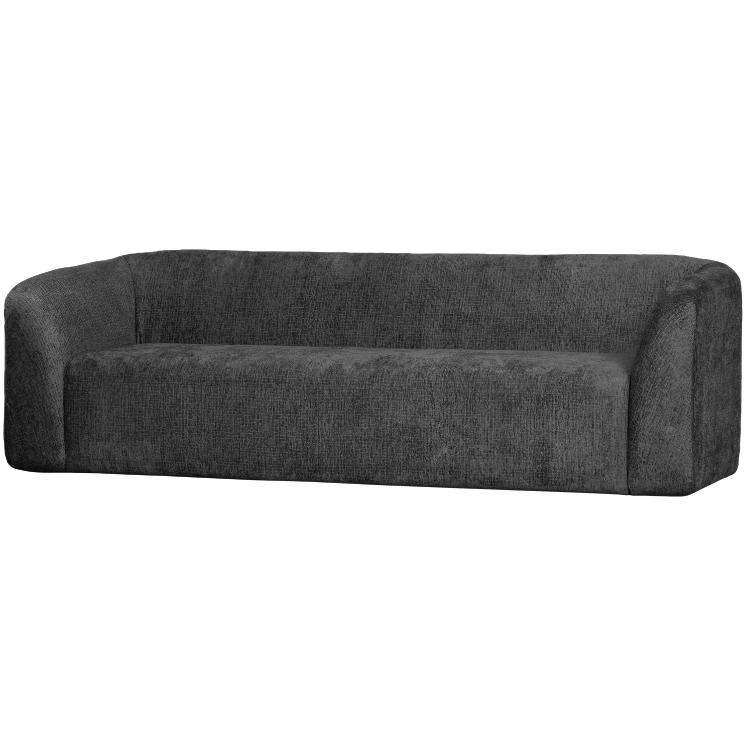 SLOPING 3-SITZER SOFA STRUCTURE VELVET MOUNTAIN