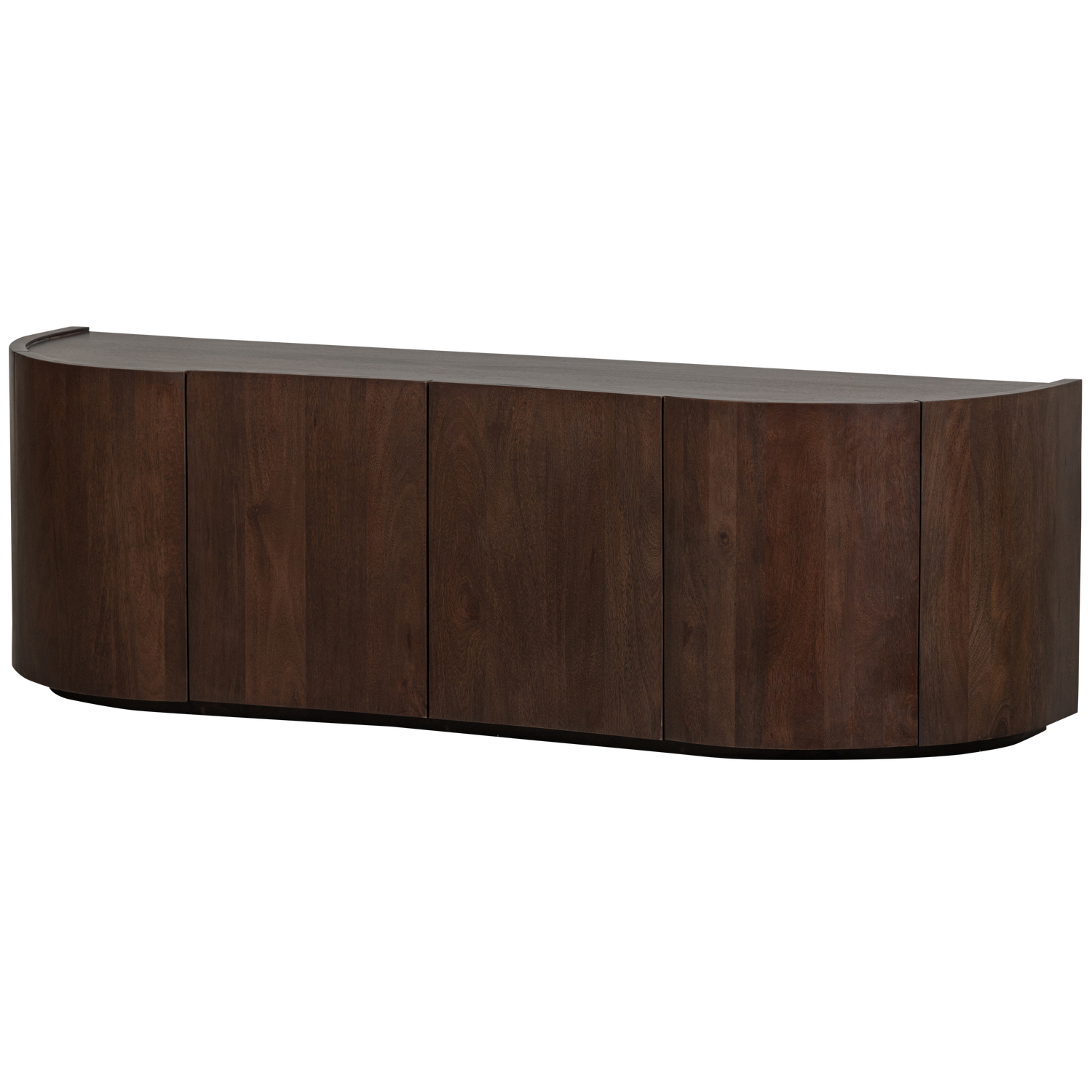 SENSE KOMMODE 4-TURIG MANGO HOLZ WALNUSS
