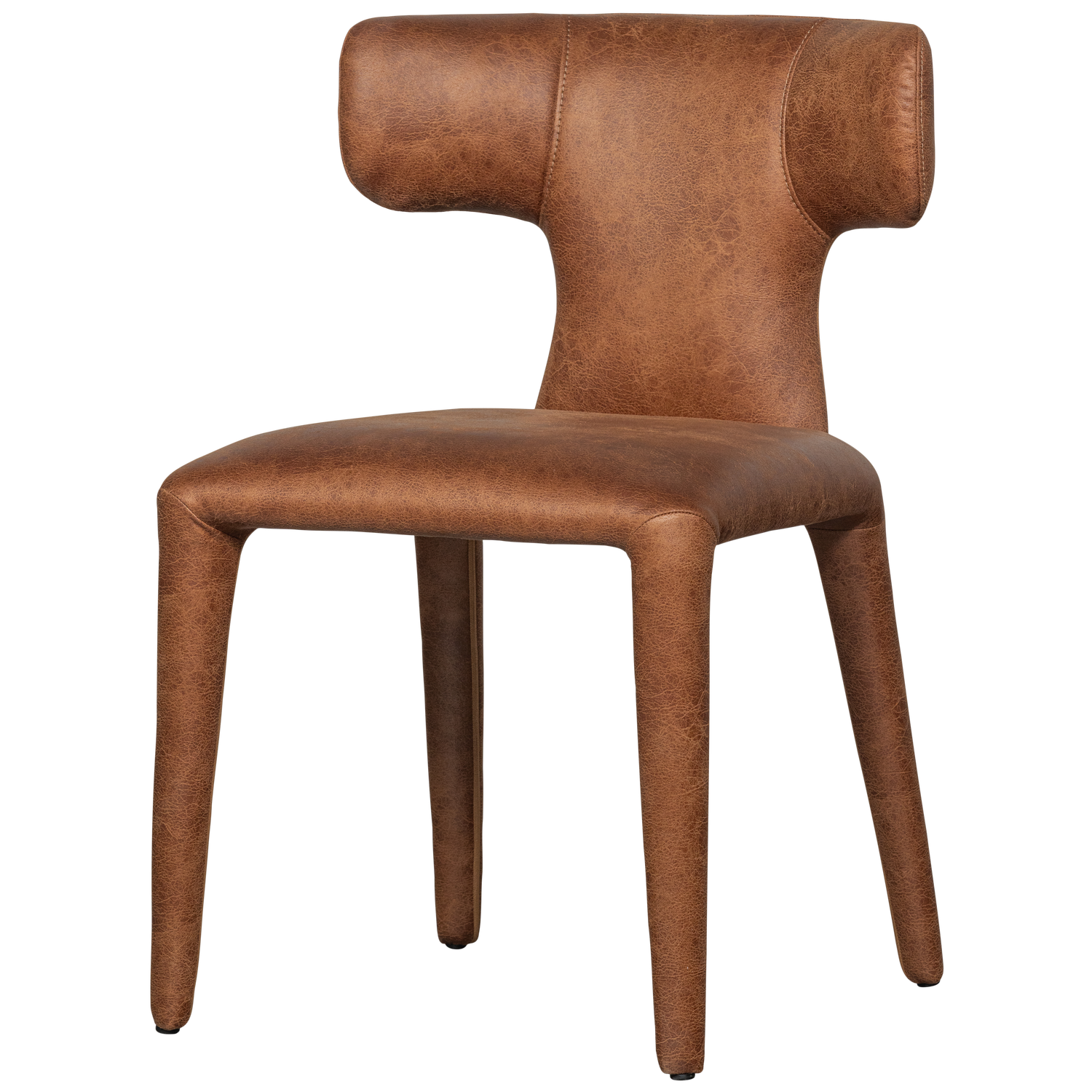 PERMIT ESSZIMMERSTUHL LEDEROPTIK COGNAC