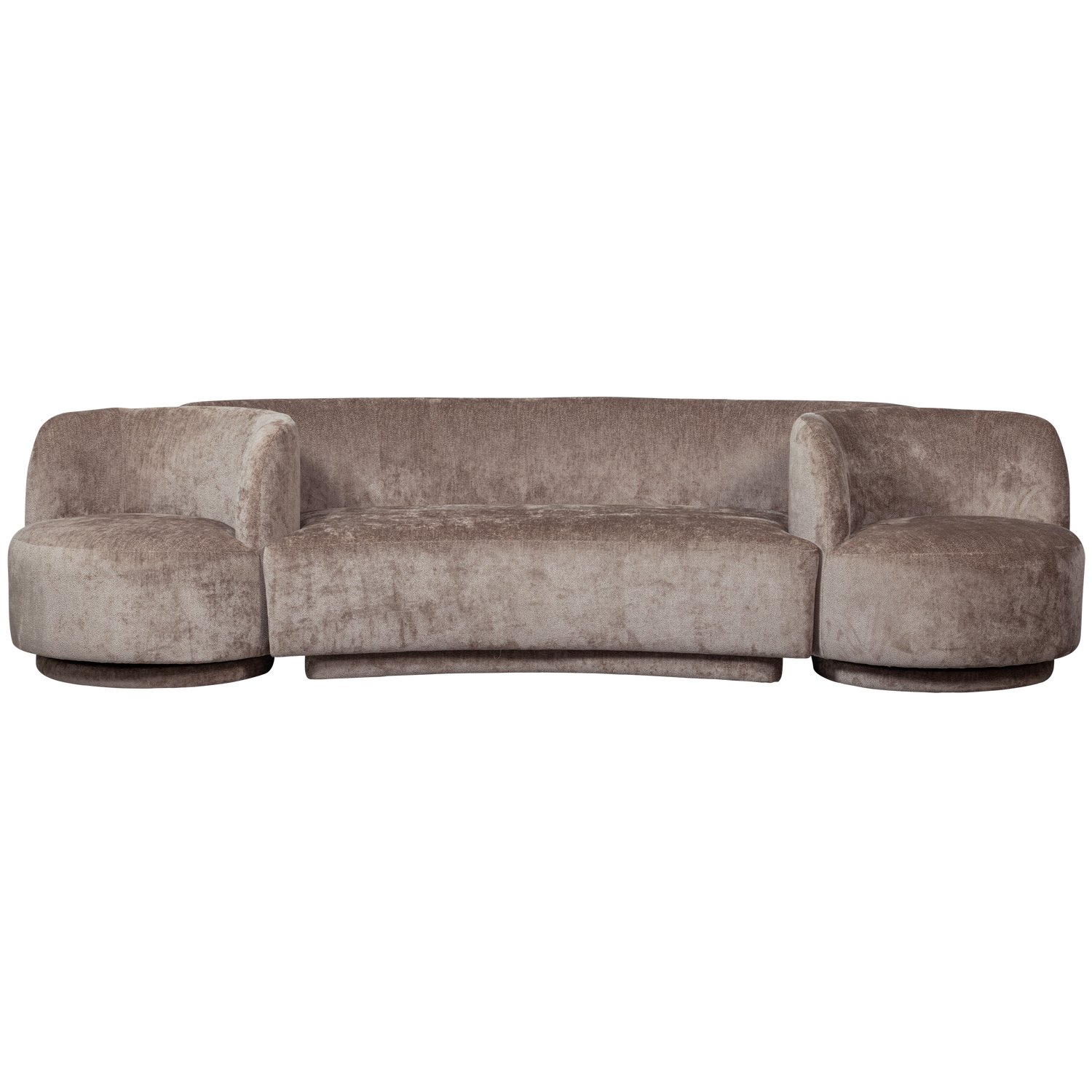 COMBI-POPULAR: BANK + SESSEL TAUPE