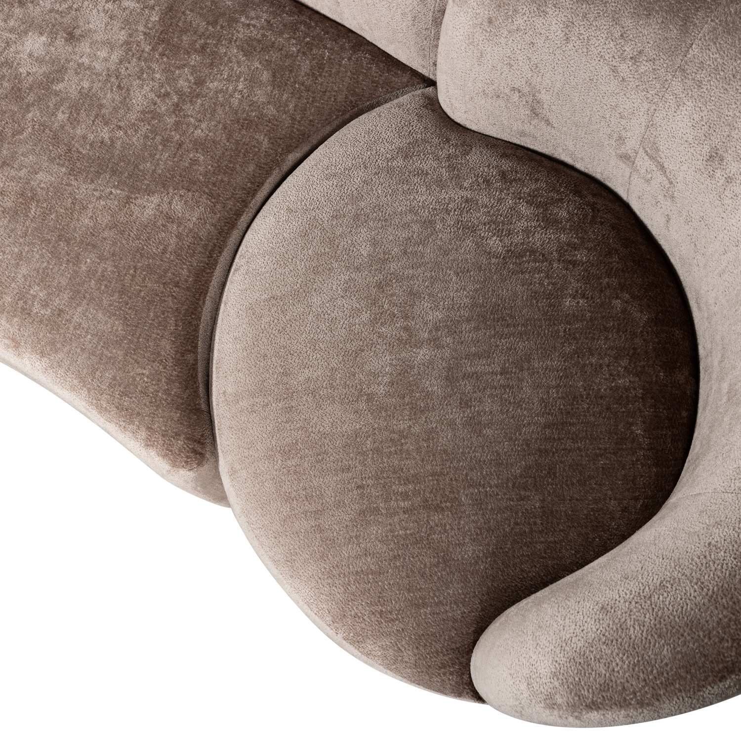 COMBI-POPULAR: BANK + SESSEL TAUPE