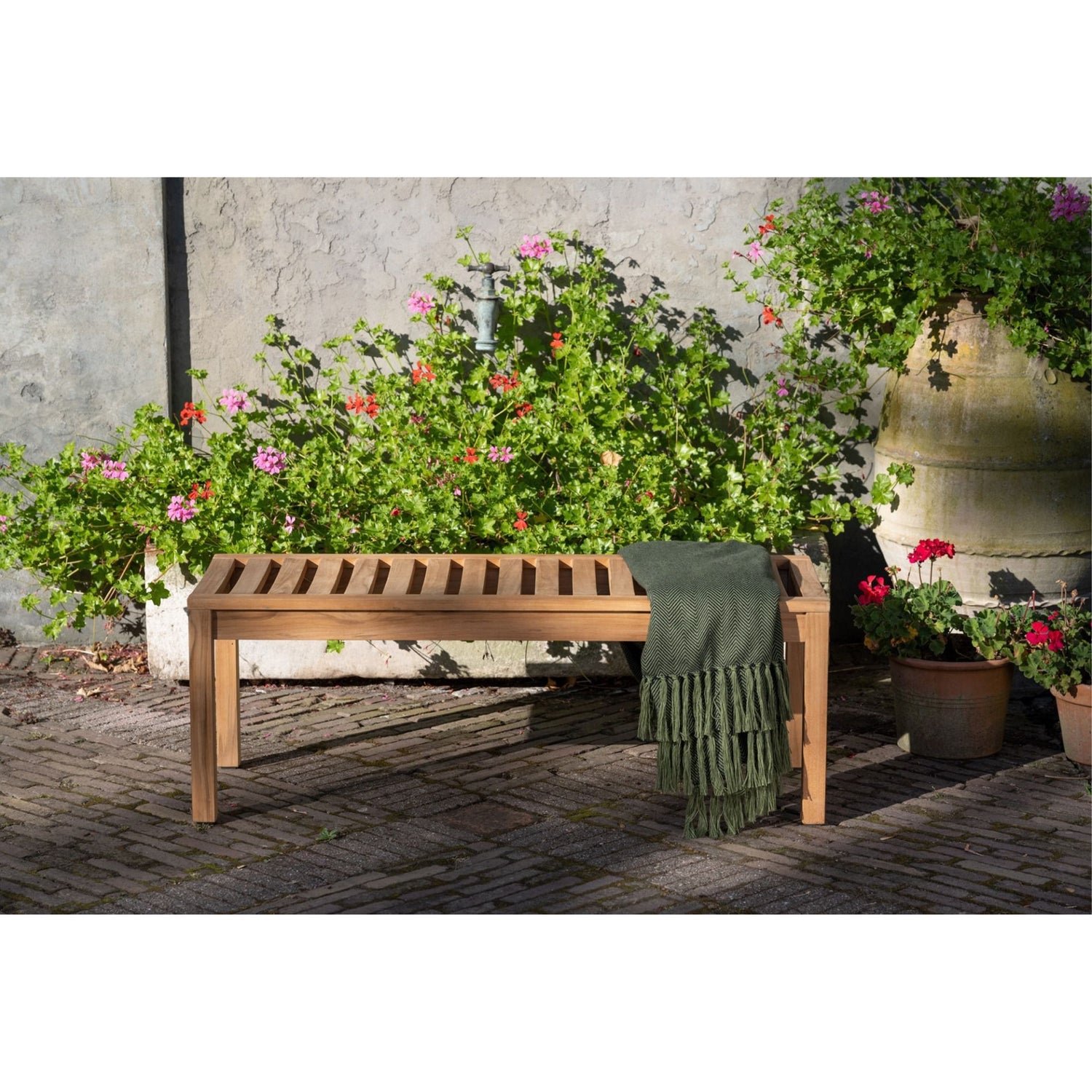 COMFORT 2-SITZER GARTENBANK TEAK