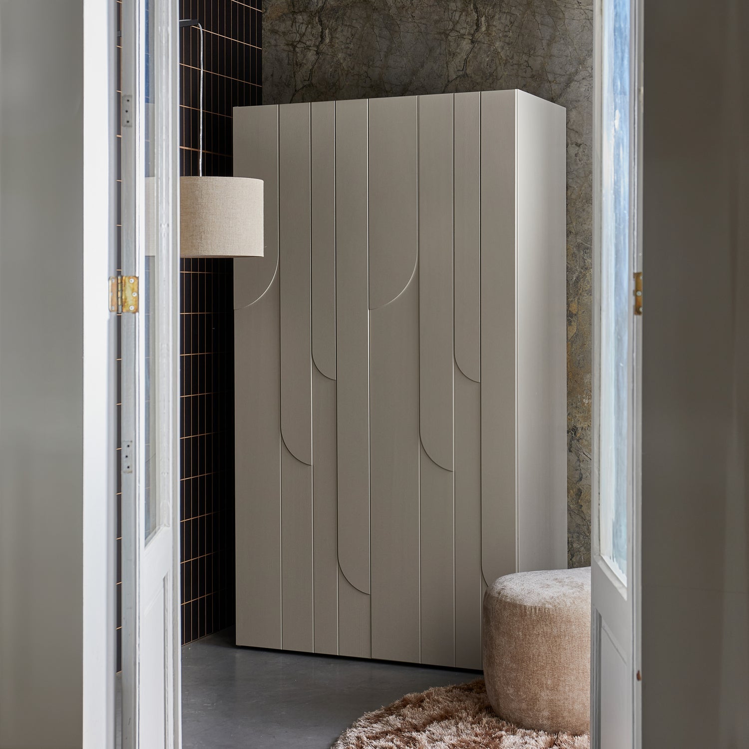RAIN 2-TURIGER LAGERSCHRANK KIEFER DUST [fsc]